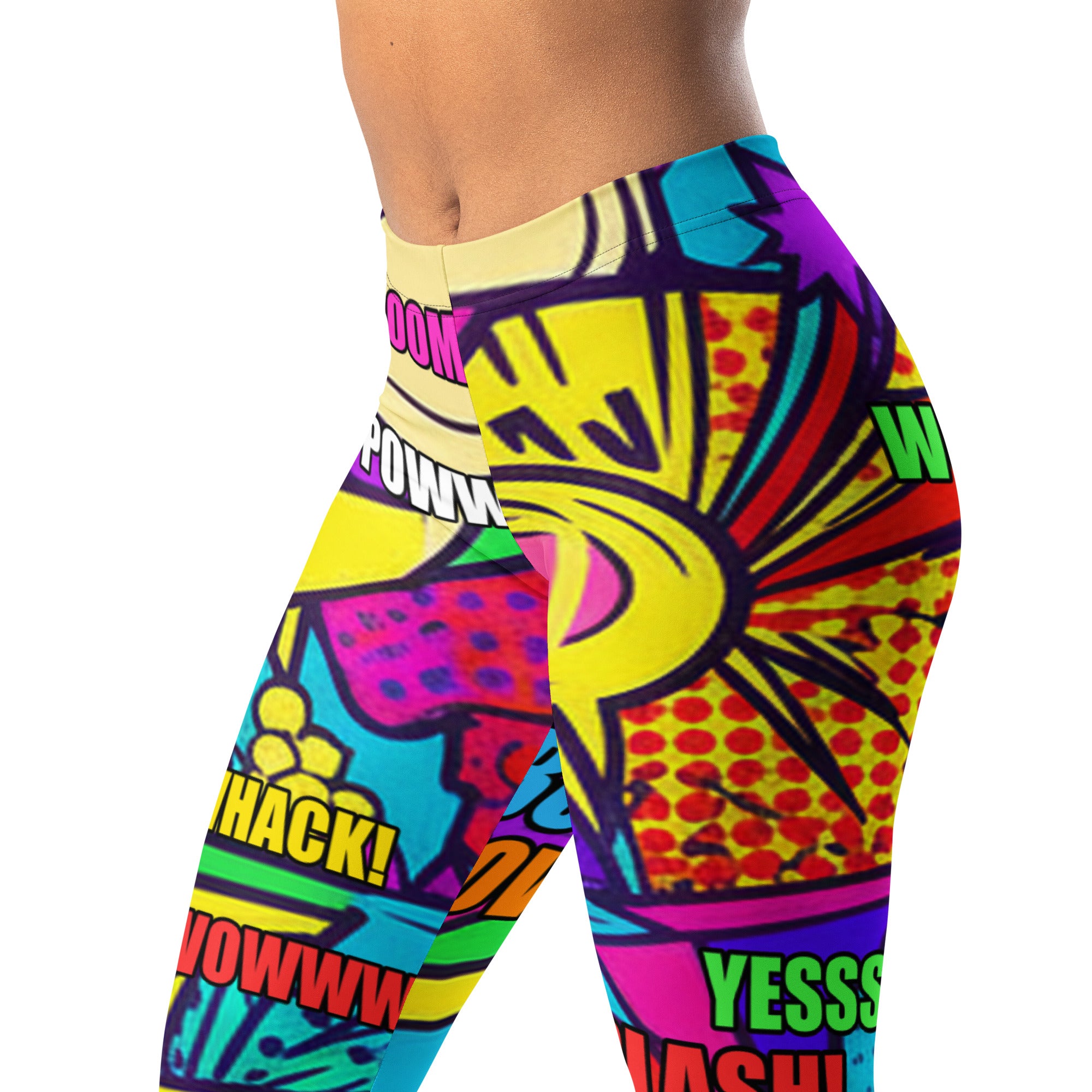 Comic Strip Pirate Adventure Leggings | GearBunch