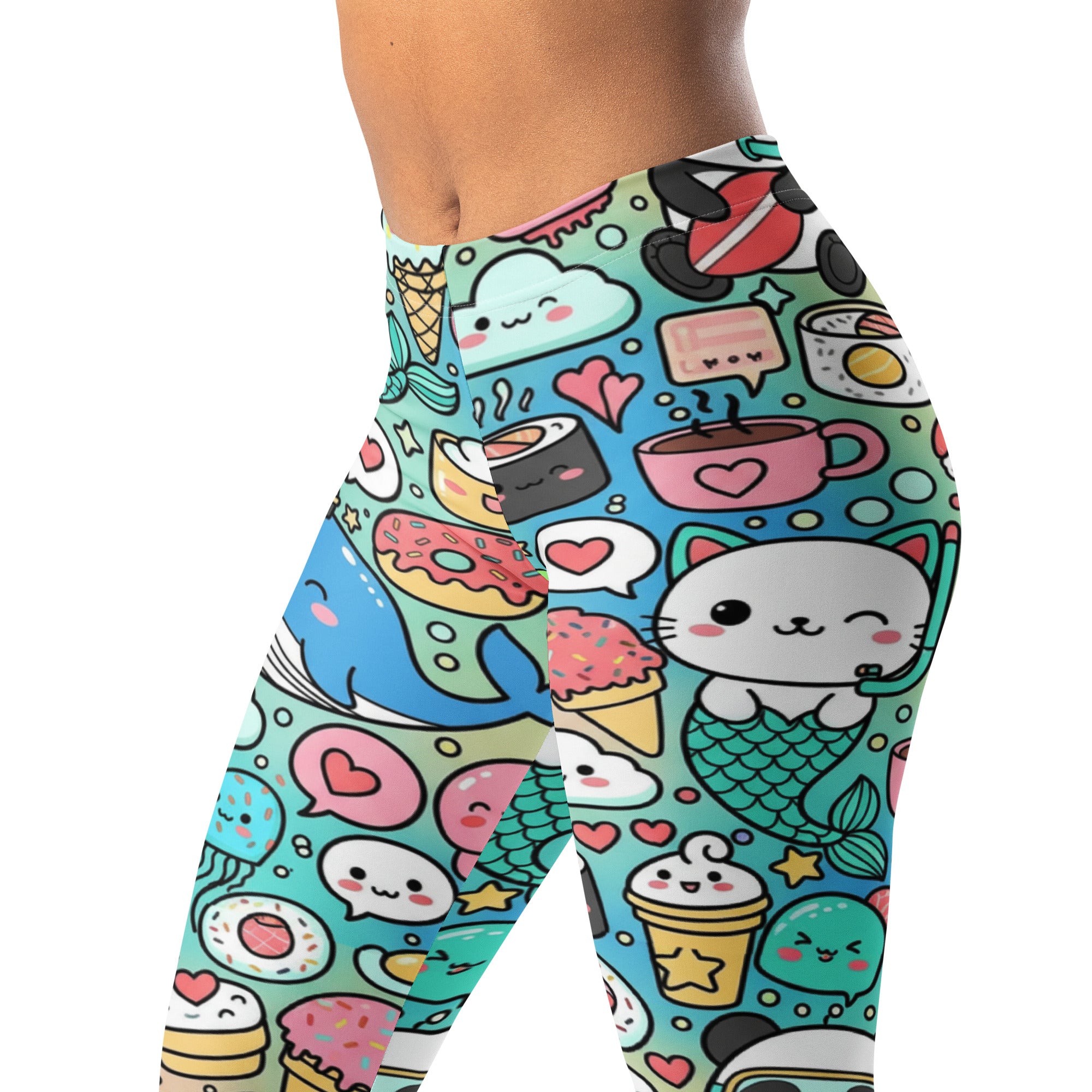 Kawaii Ocean Friends Leggings | GearBunch