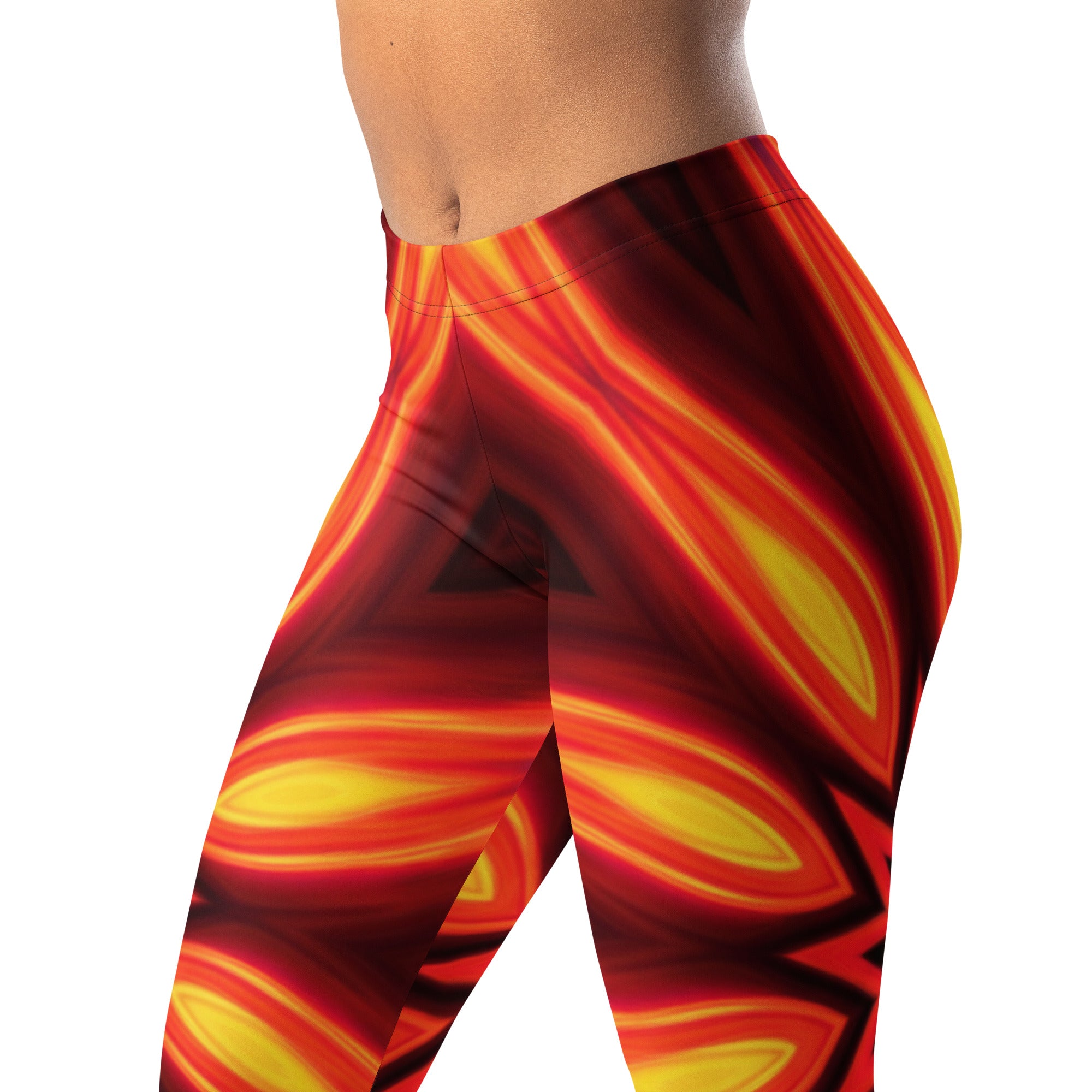 Psychedelic Infrared Leggings | GearBunch