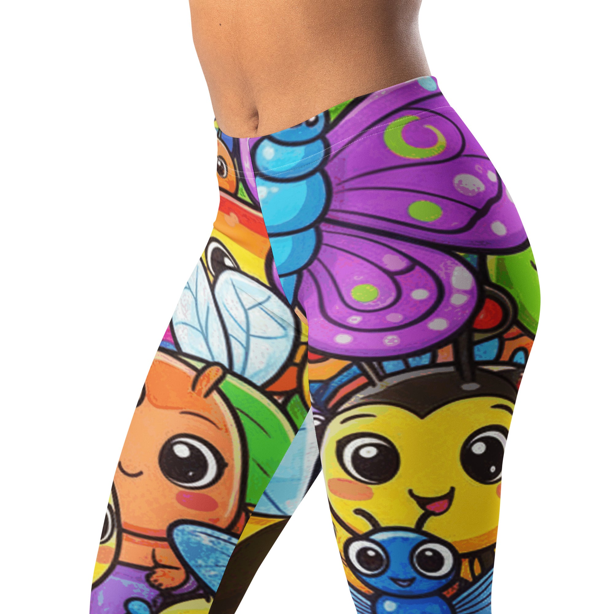 Vibrant Bug Life Leggings | GearBunch