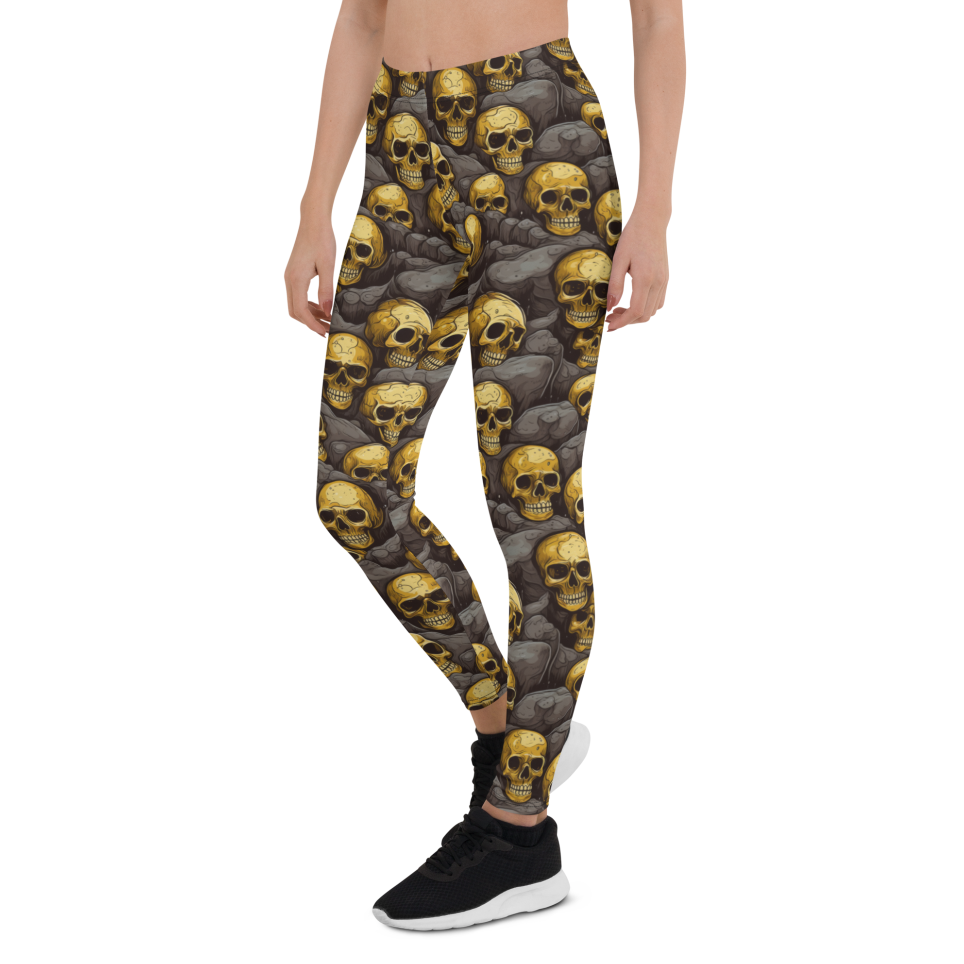 Rocks and Skulls Leggings Left