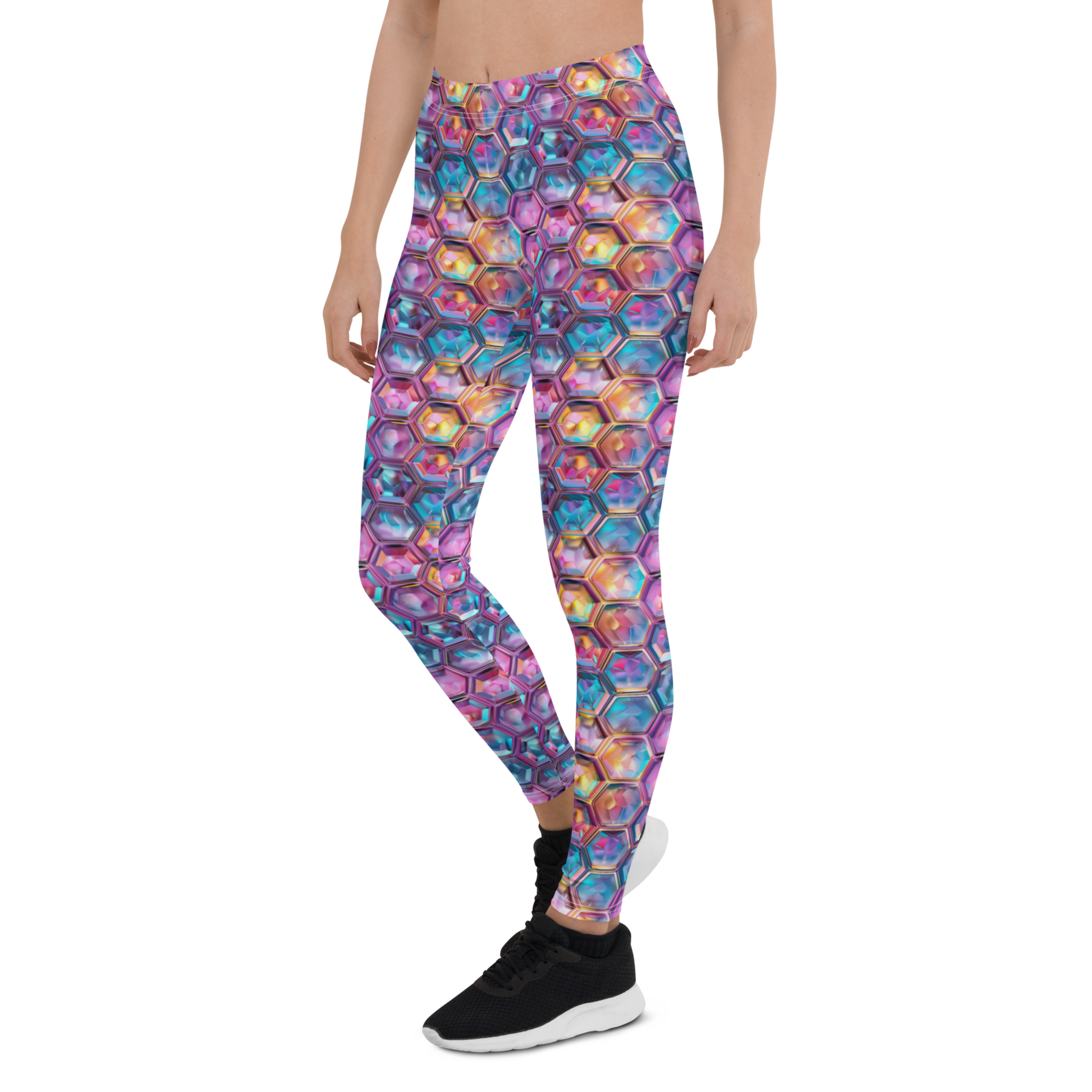 Rainbow Honeycomb Left