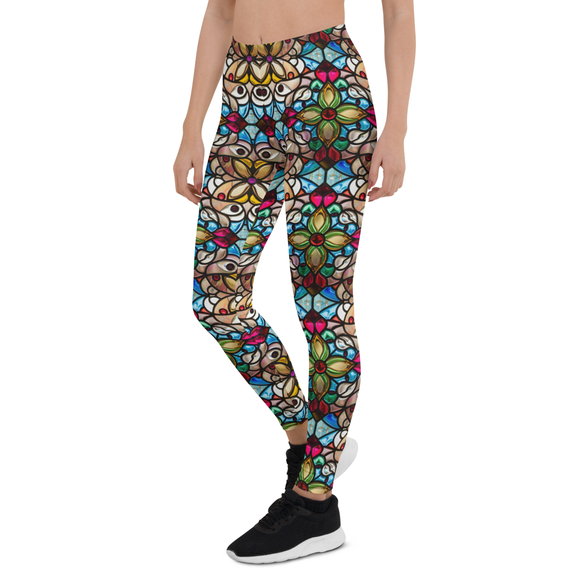 Vintage Stained Glass Left