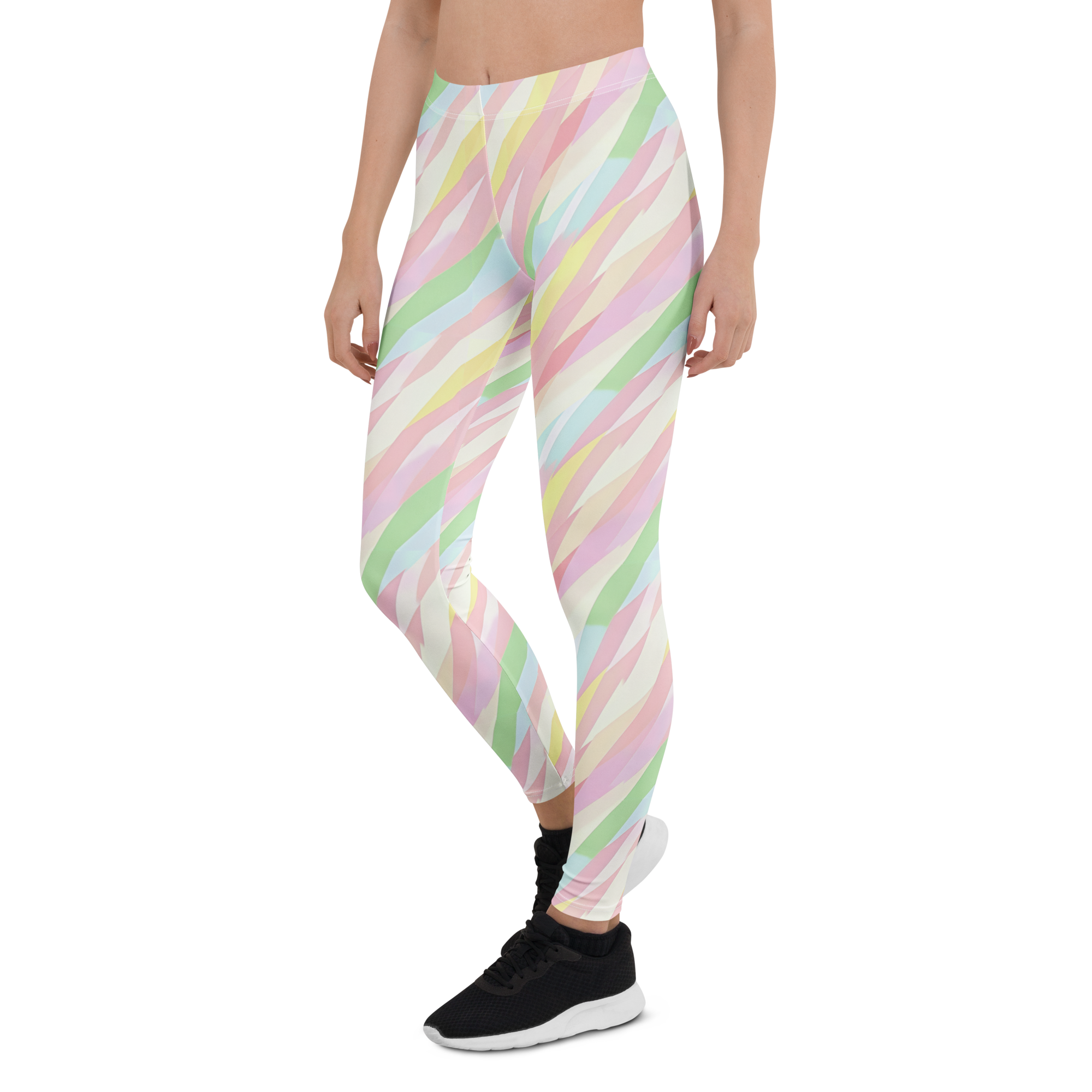 Pastel Camo Leggings Left View