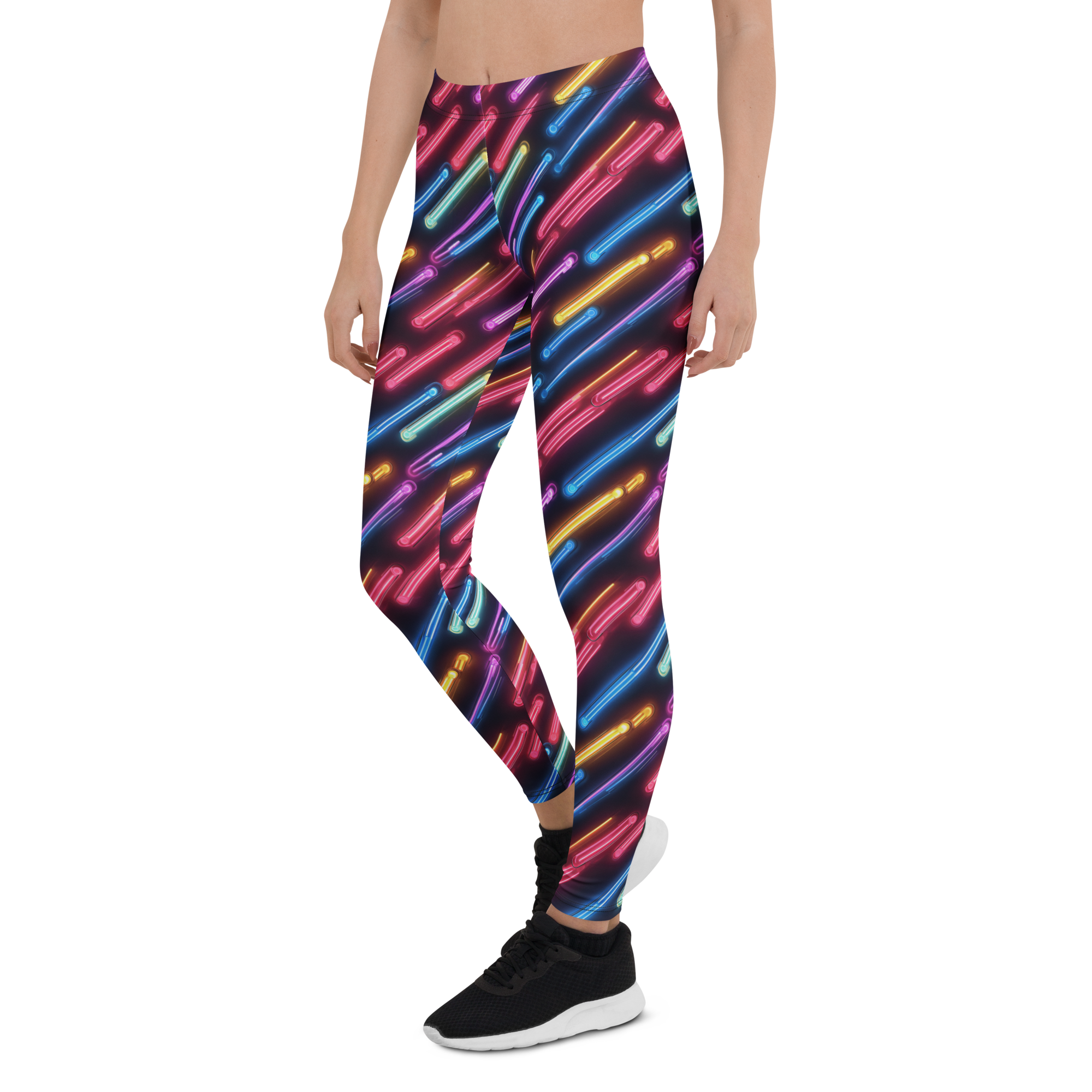 Sticky Neon Leggings Left View