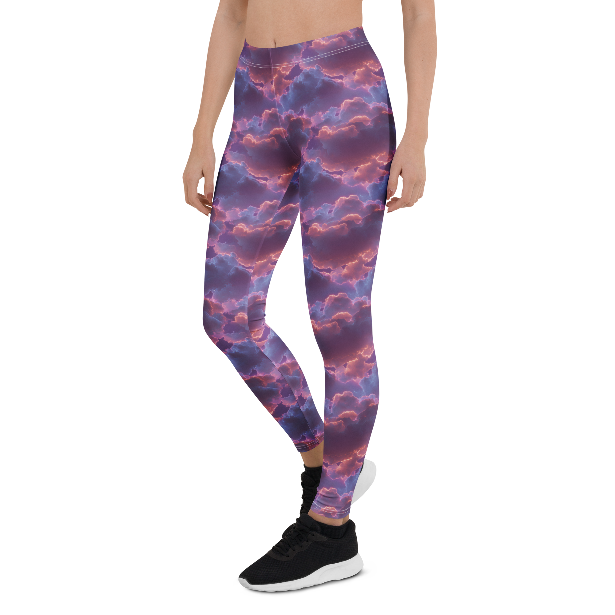 Women's sherbet sky leggings front view