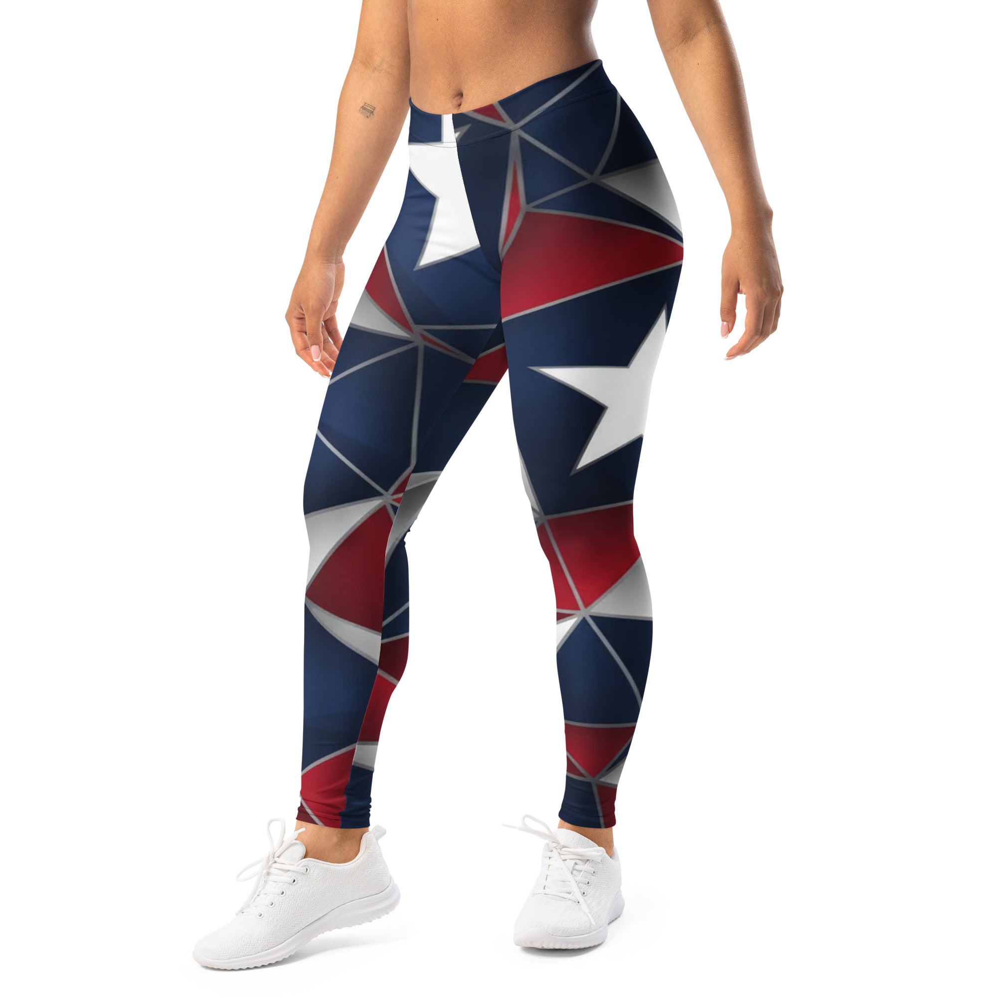 Geometric Flag Prism Leggings | GearBunch
