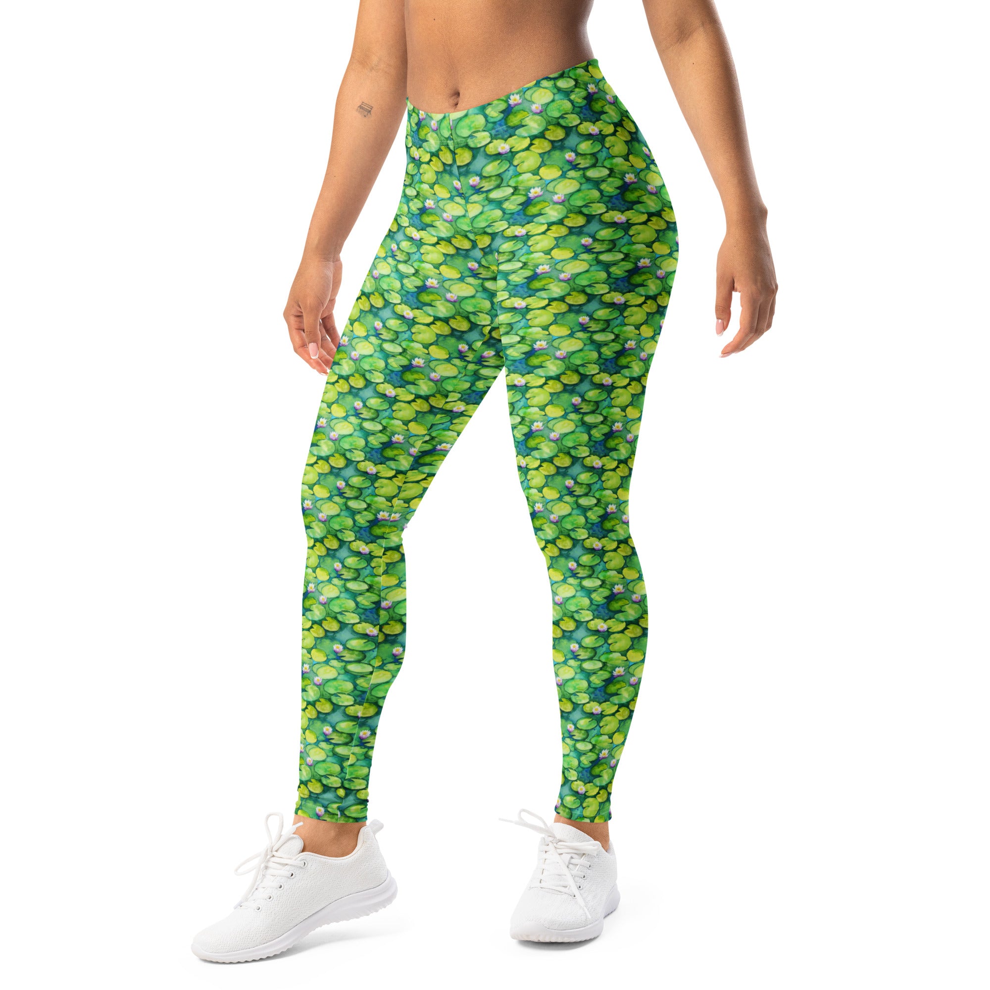 Monet Water Lilies Leggings | GearBunch
