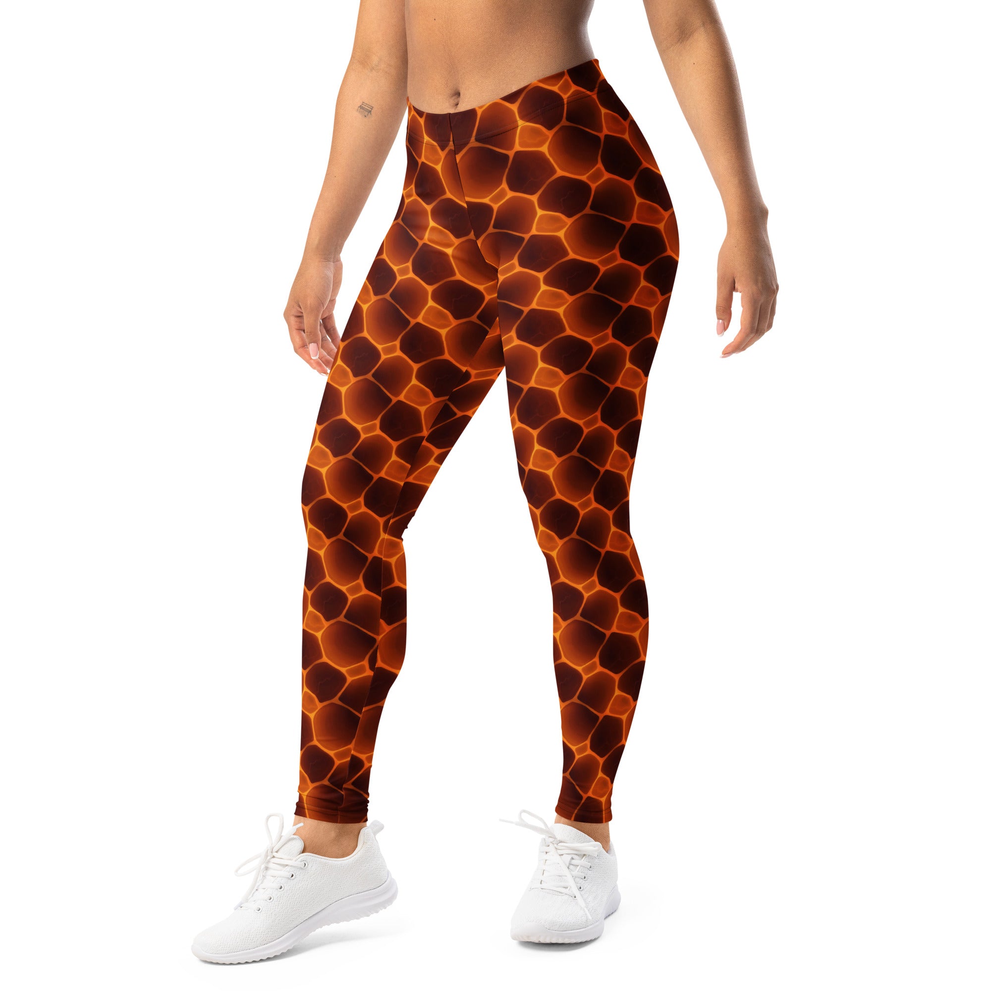 Tortoise Shell Pattern Leggings | GearBunch