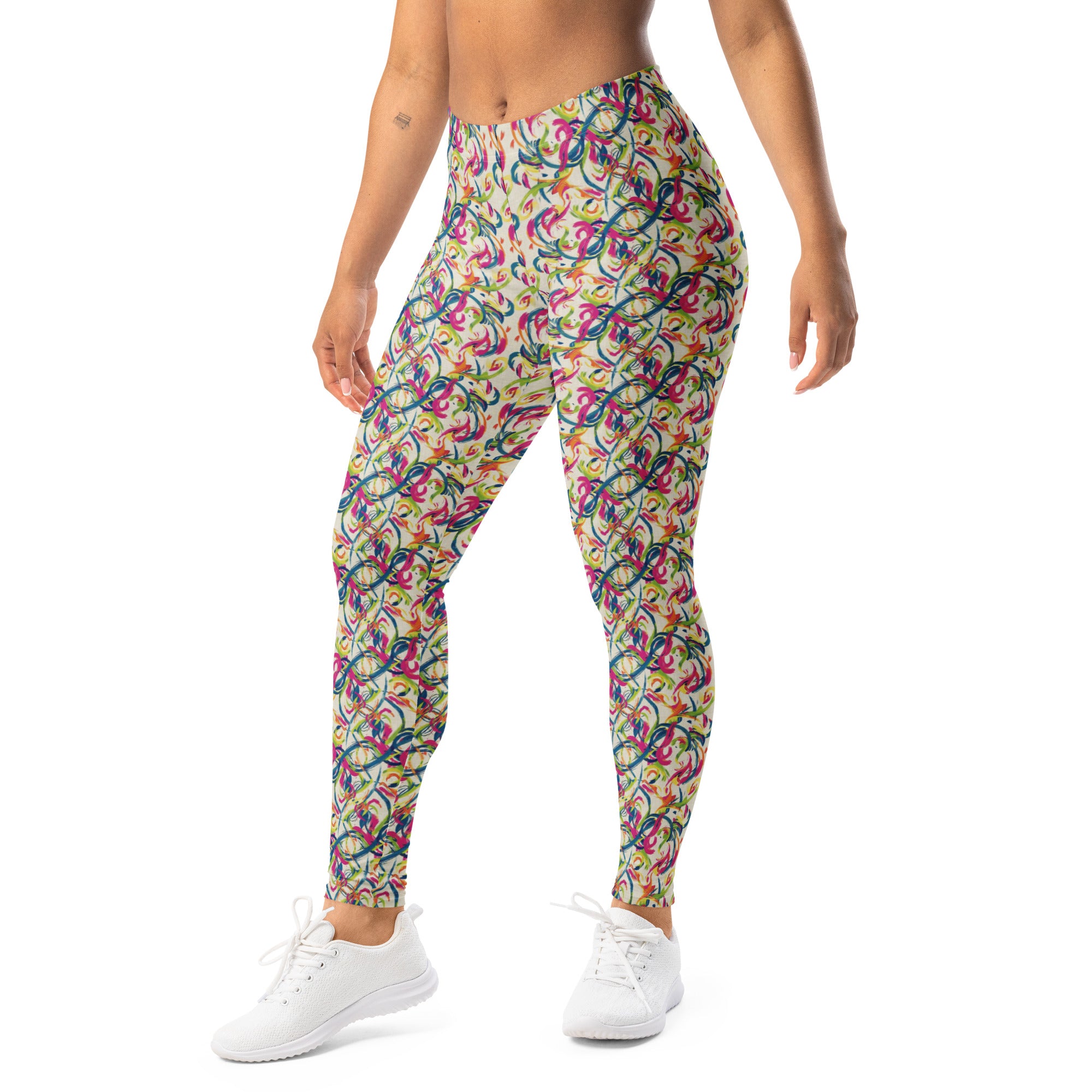 Ciao Bella Script Leggings | GearBunch