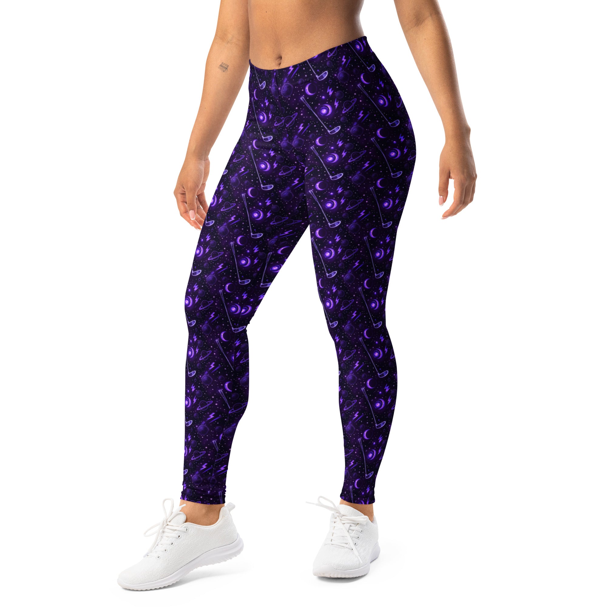 Cosmic Space Golf Leggings | GearBunch