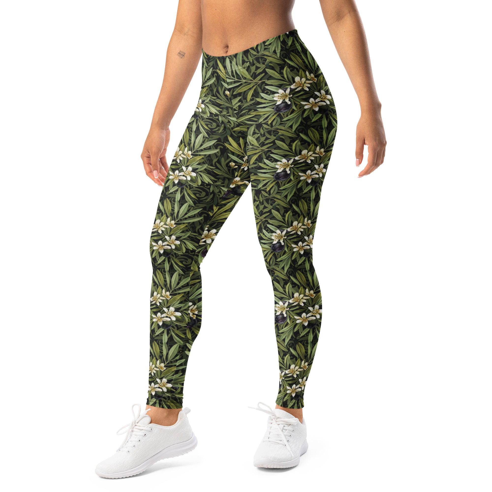 Olive Branch Botanical Leggings | GearBunch