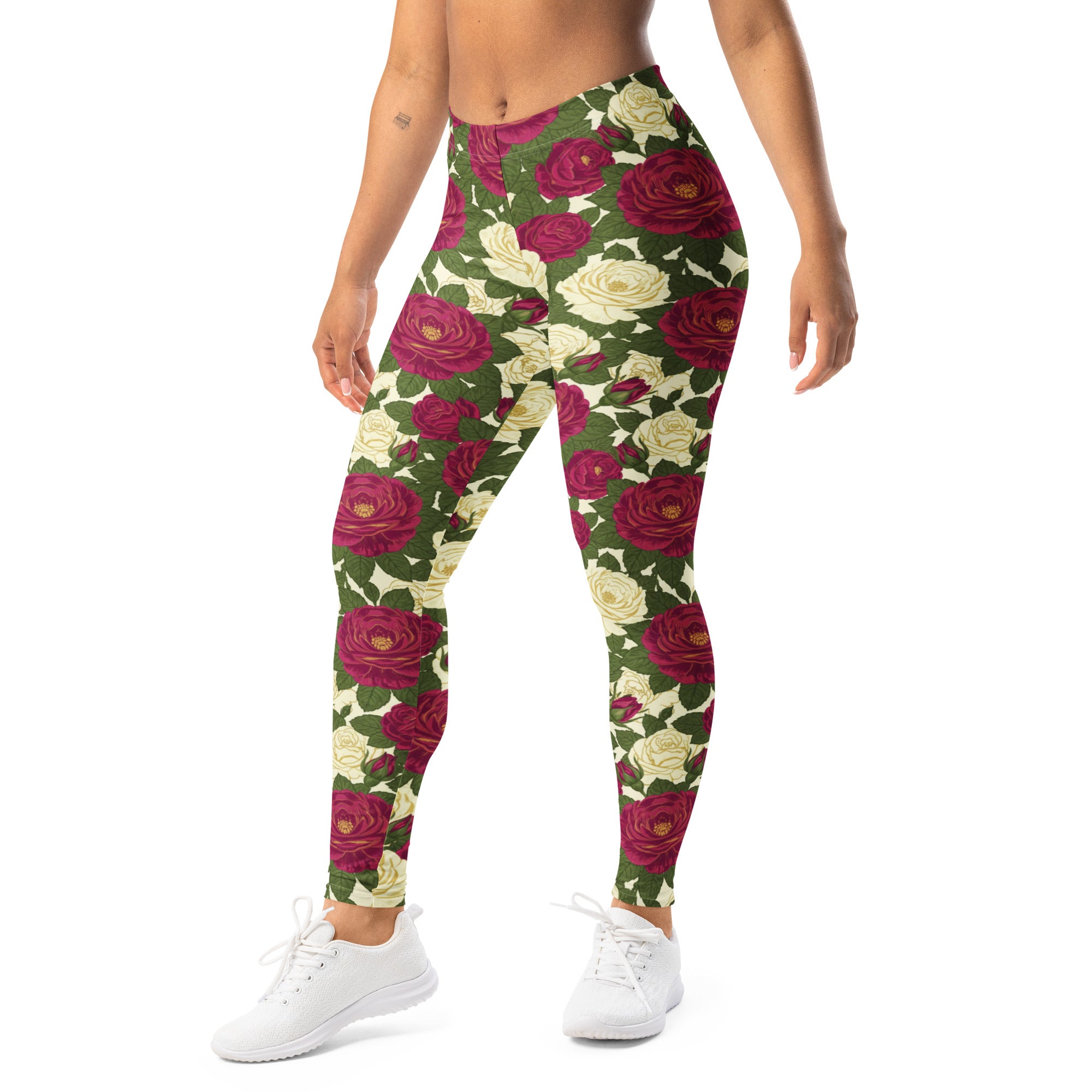 Taurus Rose Botanical Leggings | GearBunch