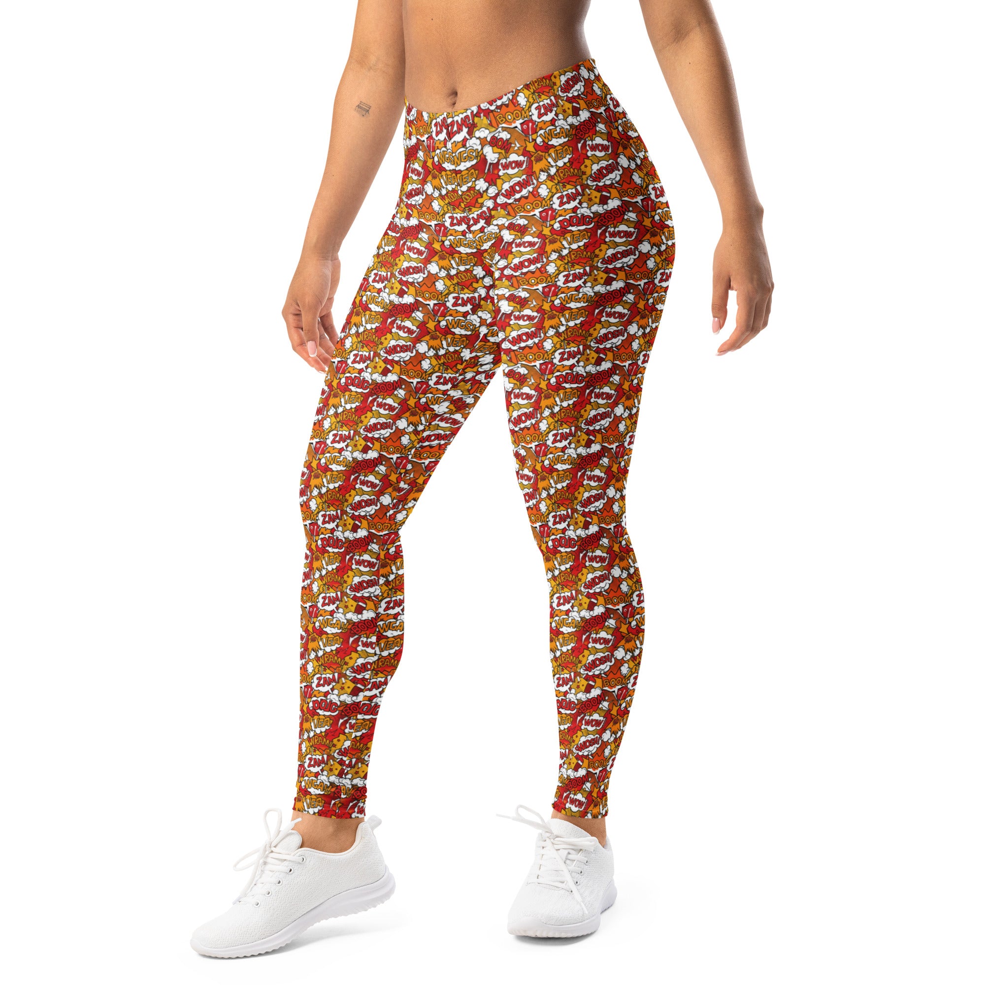 Comic Pop Fire Engine Leggings | GearBunch