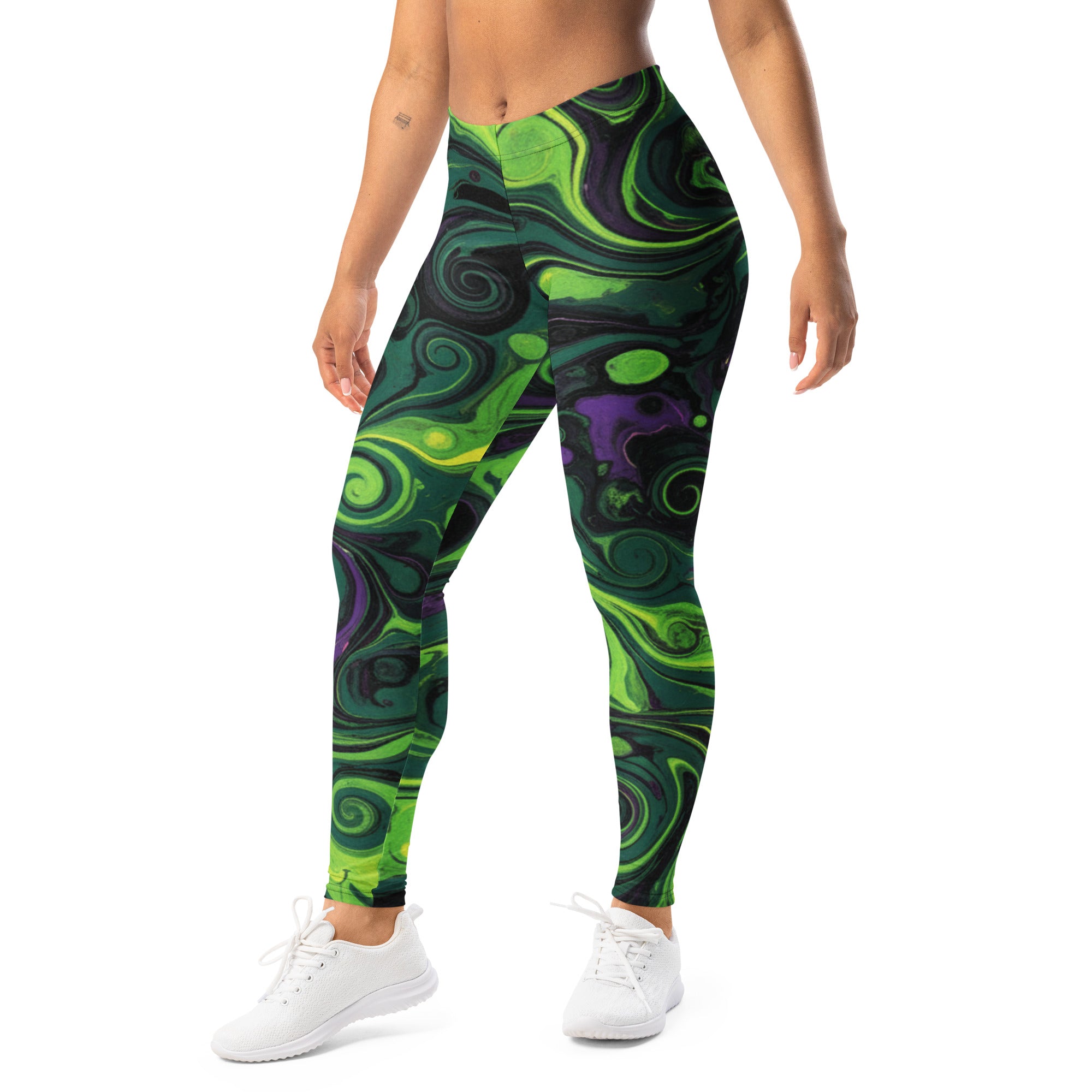 Liquid Marble Toxic Slime Leggings | GearBunch