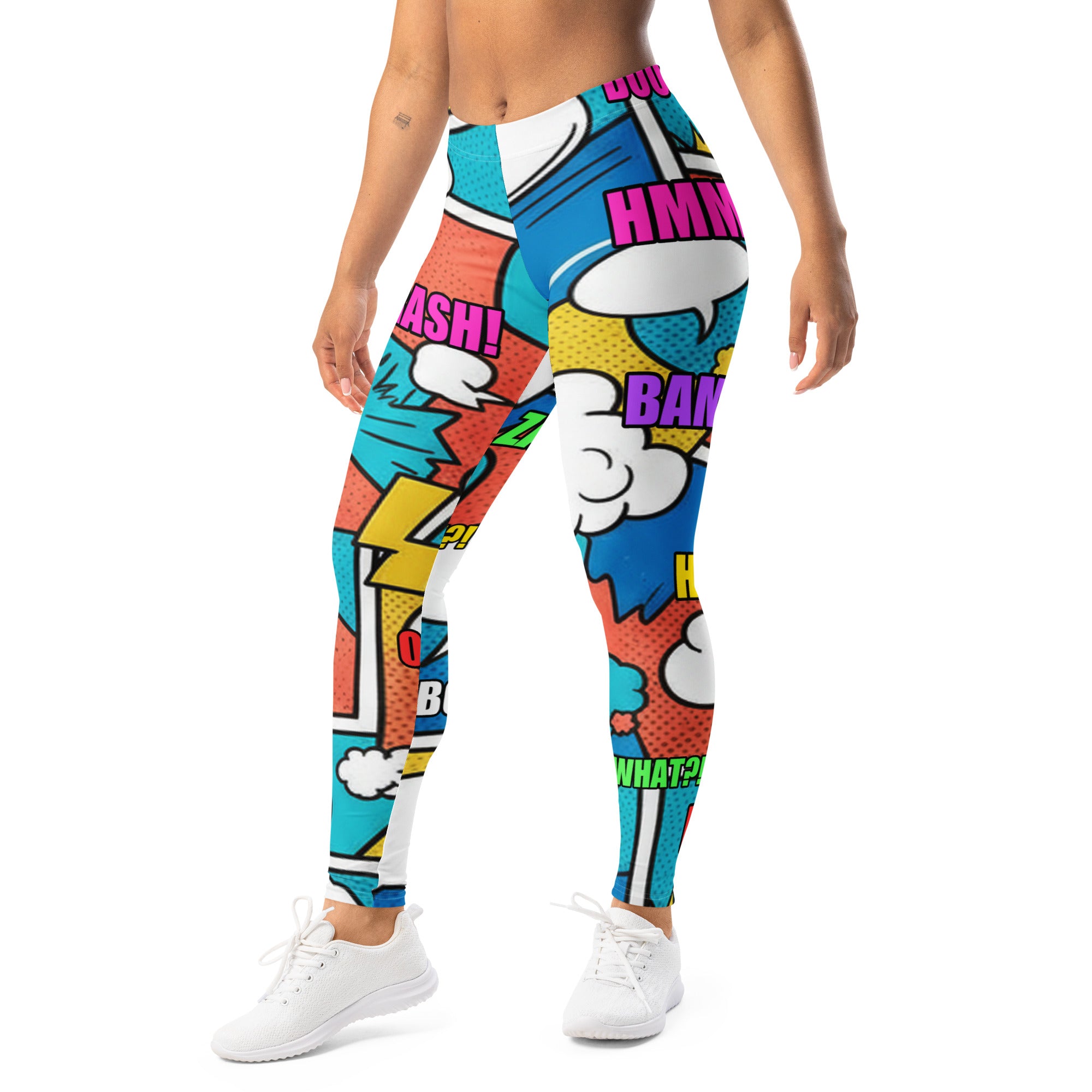 Comic Strip Surf Kapow Leggings | GearBunch