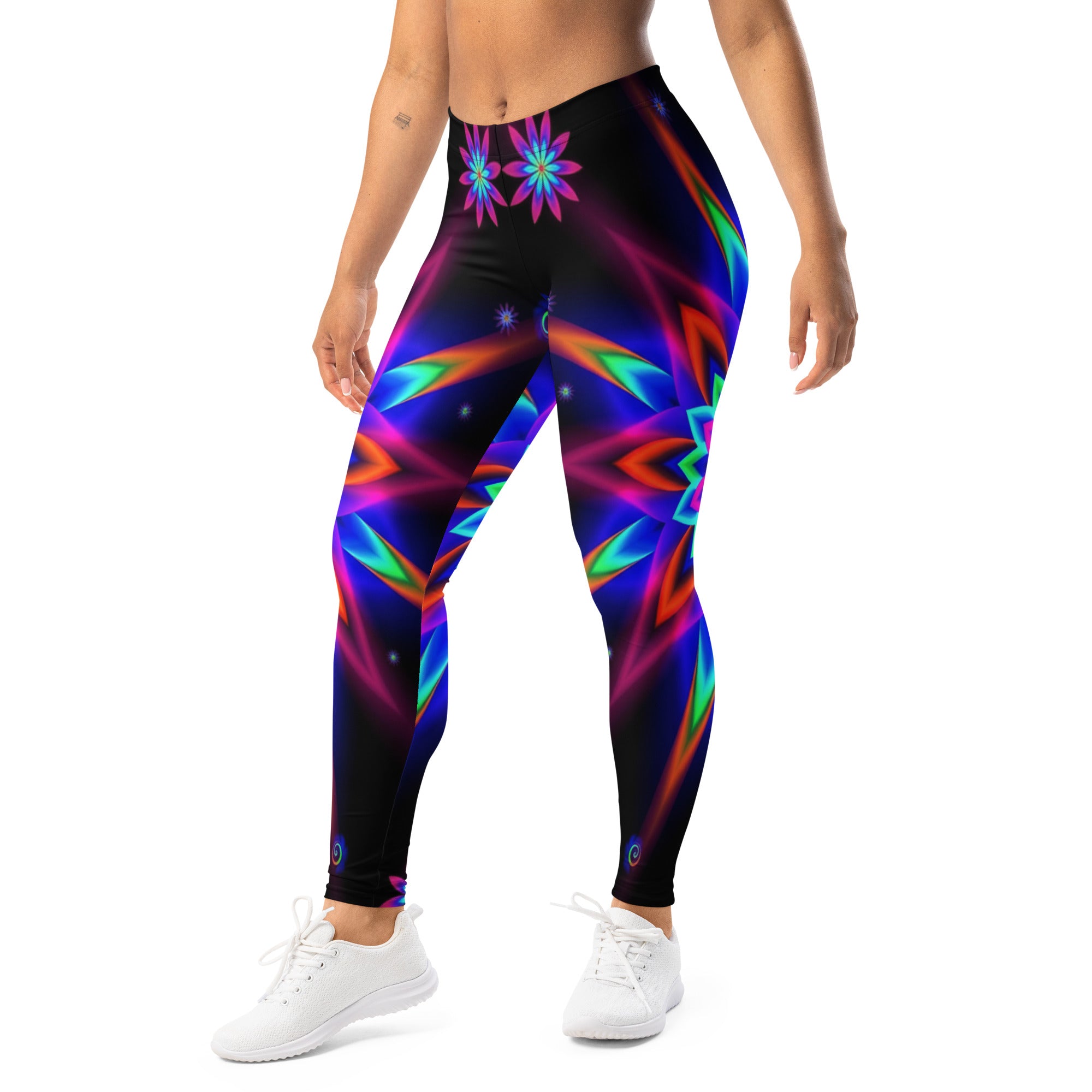 Psychedelic Blacklight Leggings | GearBunch