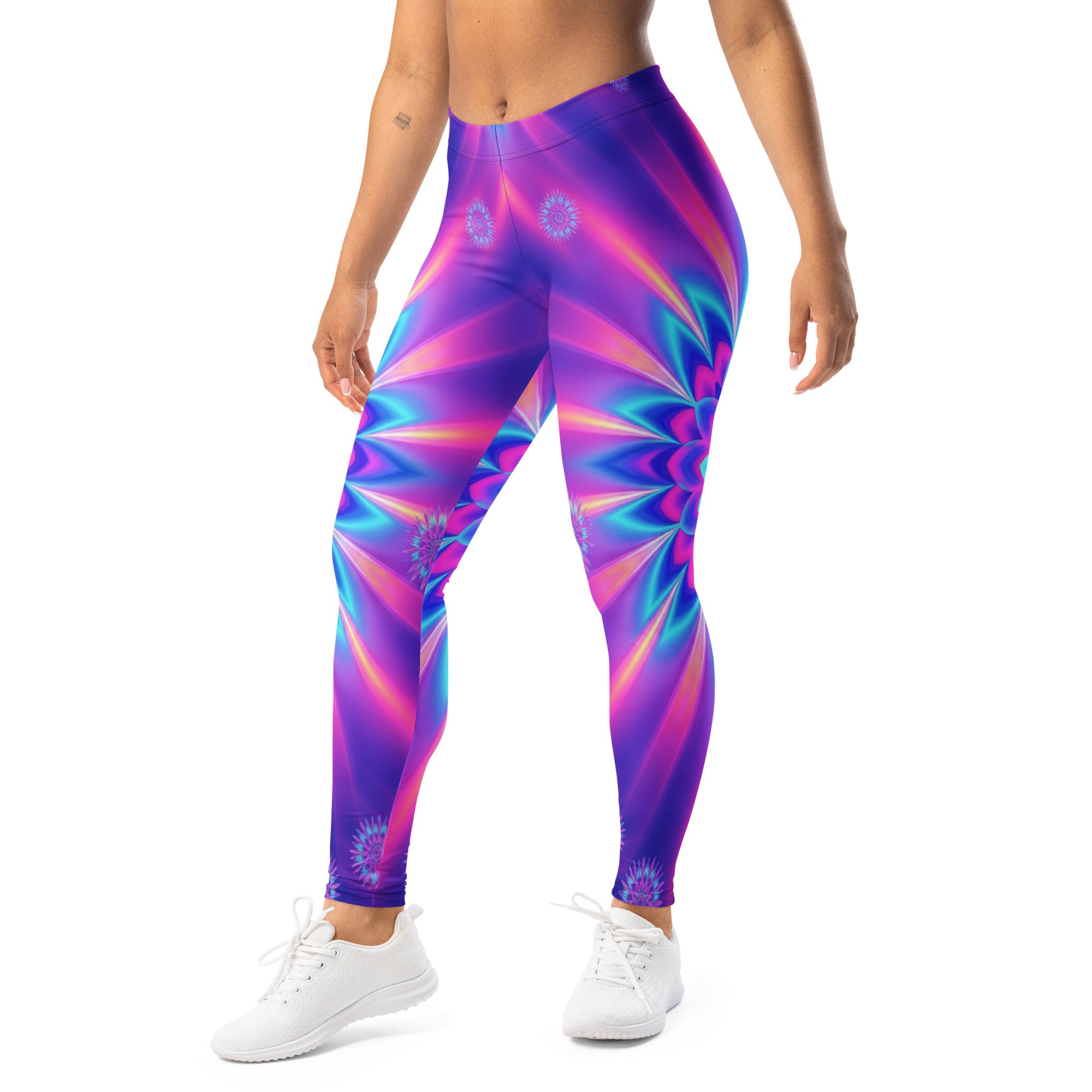 Psychedelic Vaporwave Dream Leggings | GearBunch