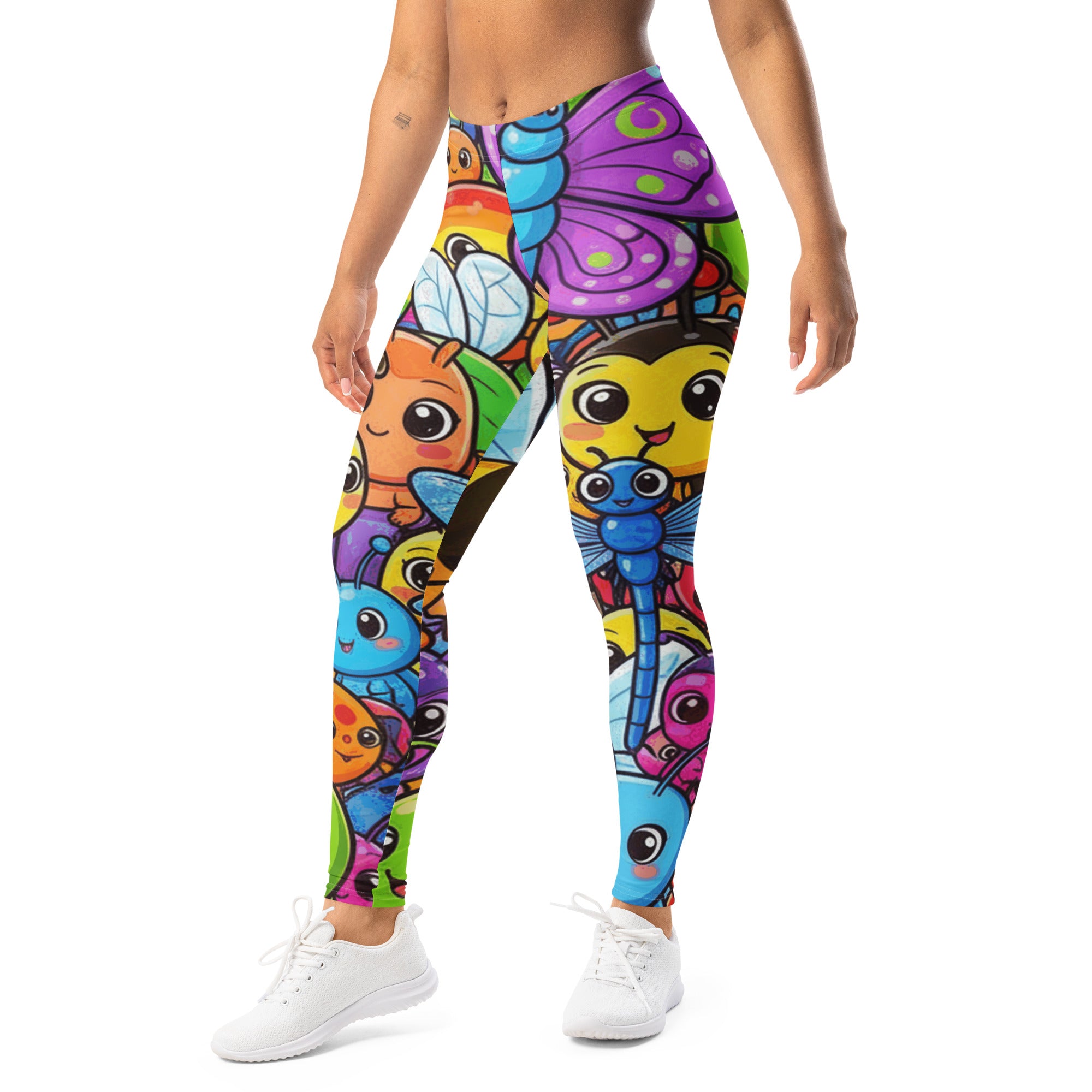 Vibrant Bug Life Leggings | GearBunch
