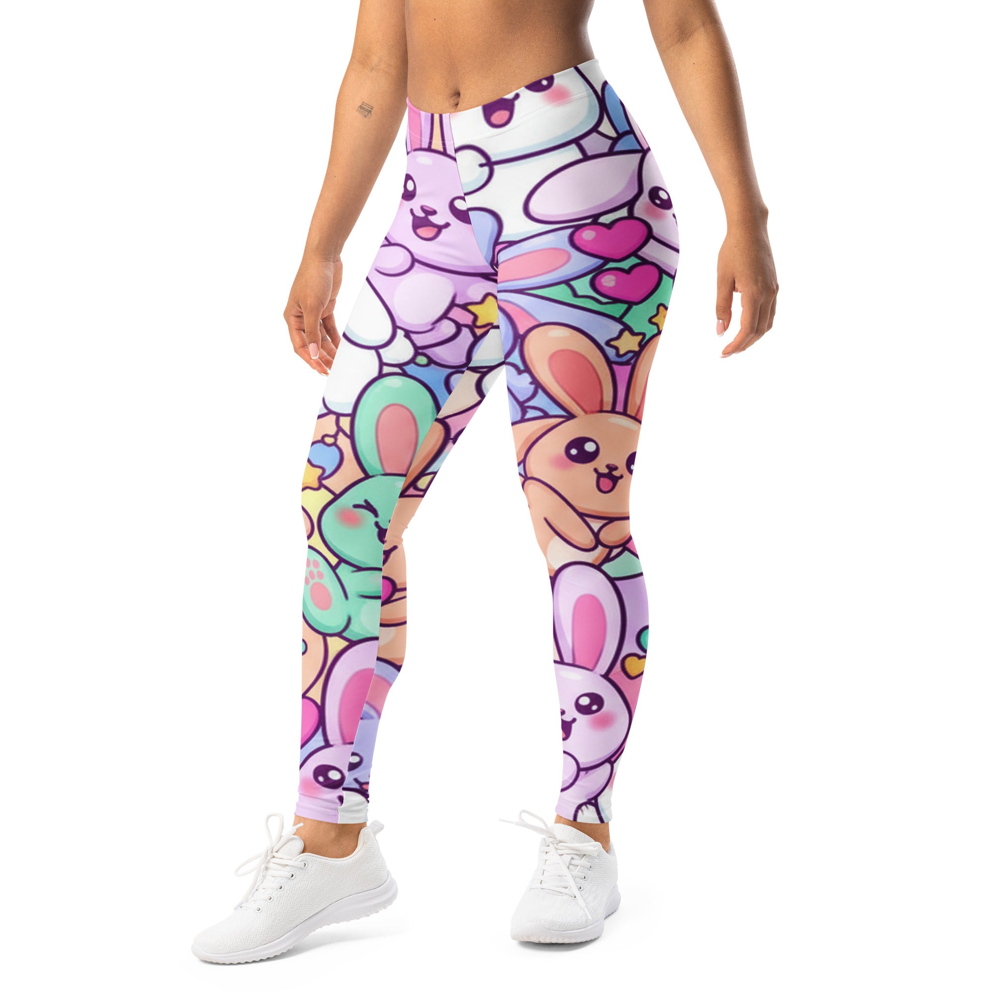 Vibrant Bunny Hop Leggings | GearBunch