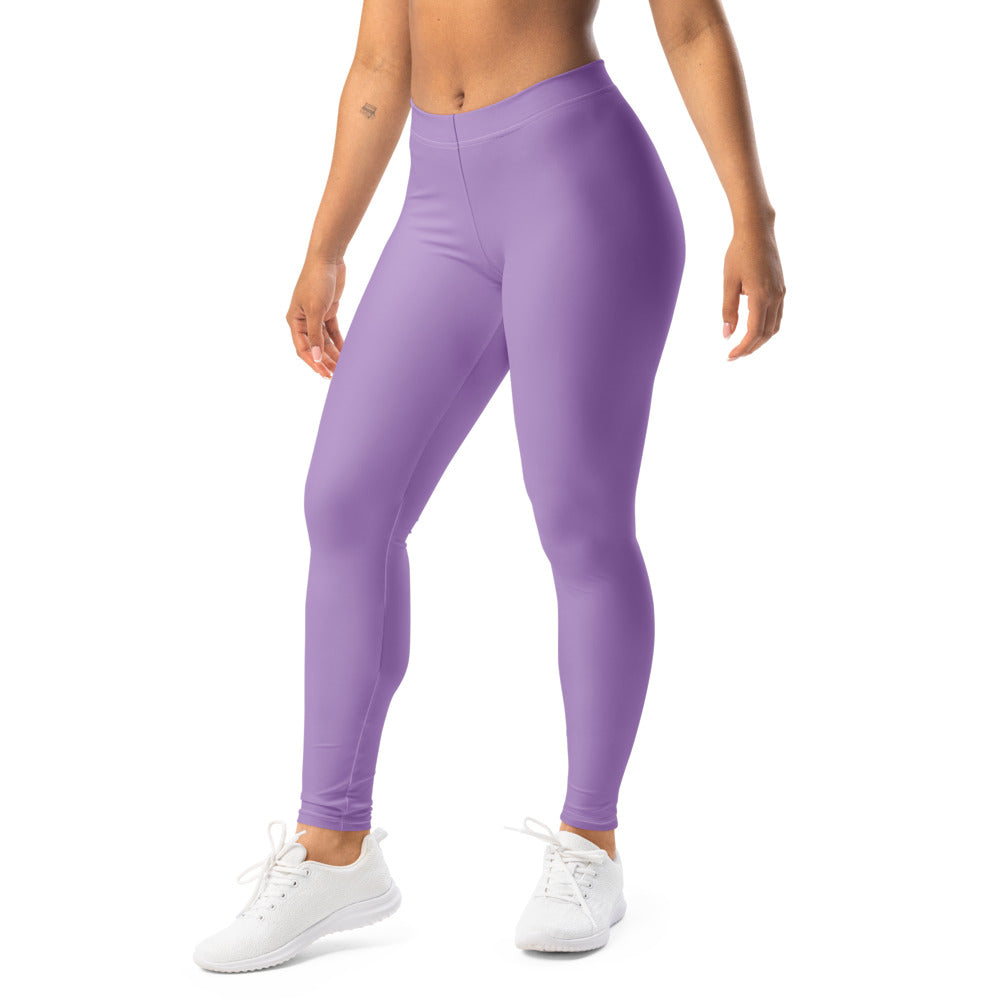 Solid leggings left front view | GearBunch