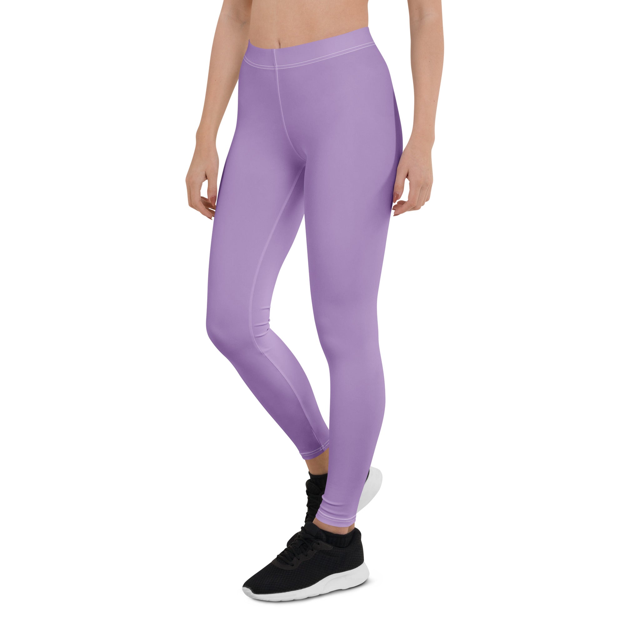 Solid Amethyst Orchid Kids Leggings | GearBunch