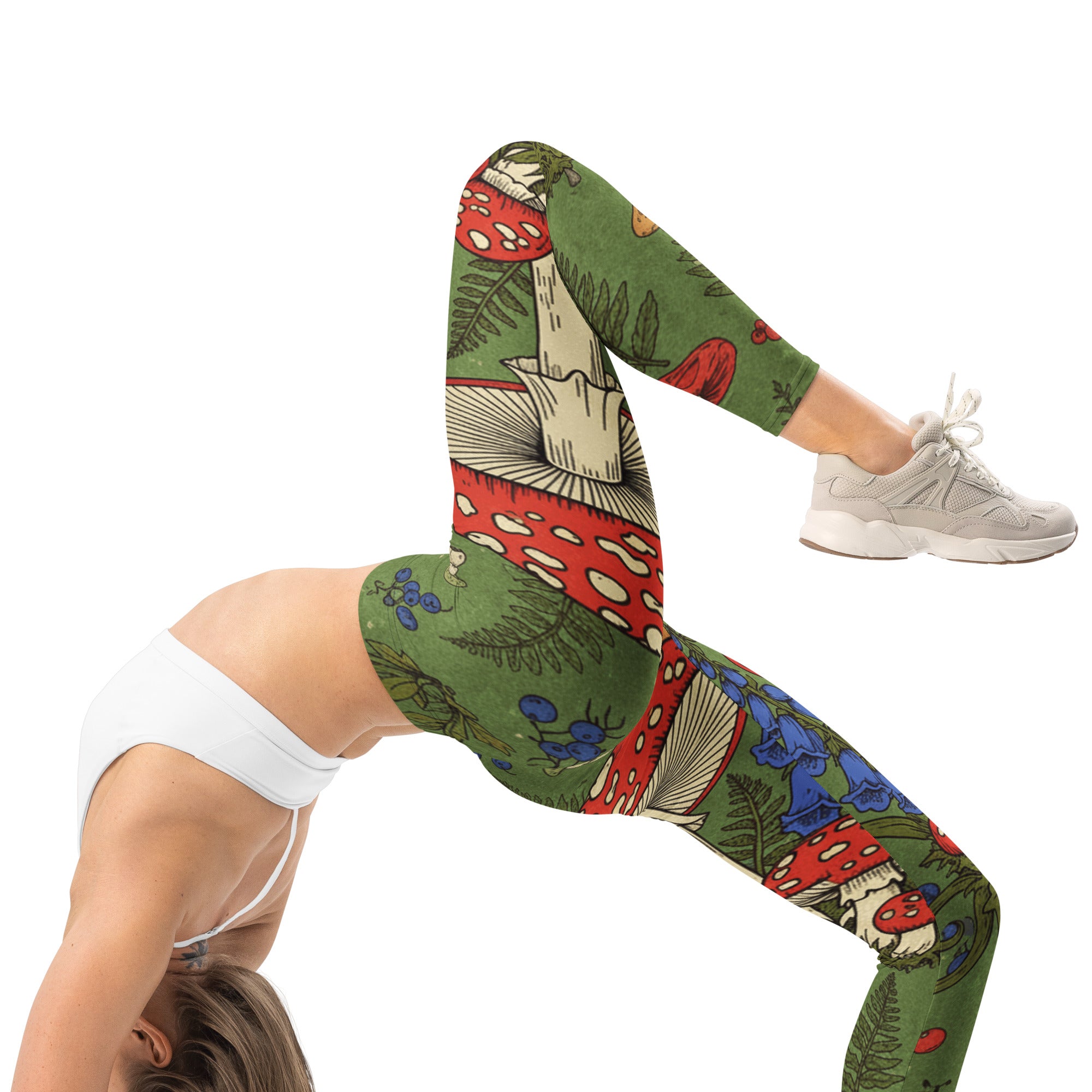 Mushroom Foraging Witch Leggings | GearBunch
