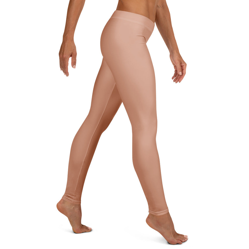 Solid Soft Terracotta Kids Leggings | GearBunch
