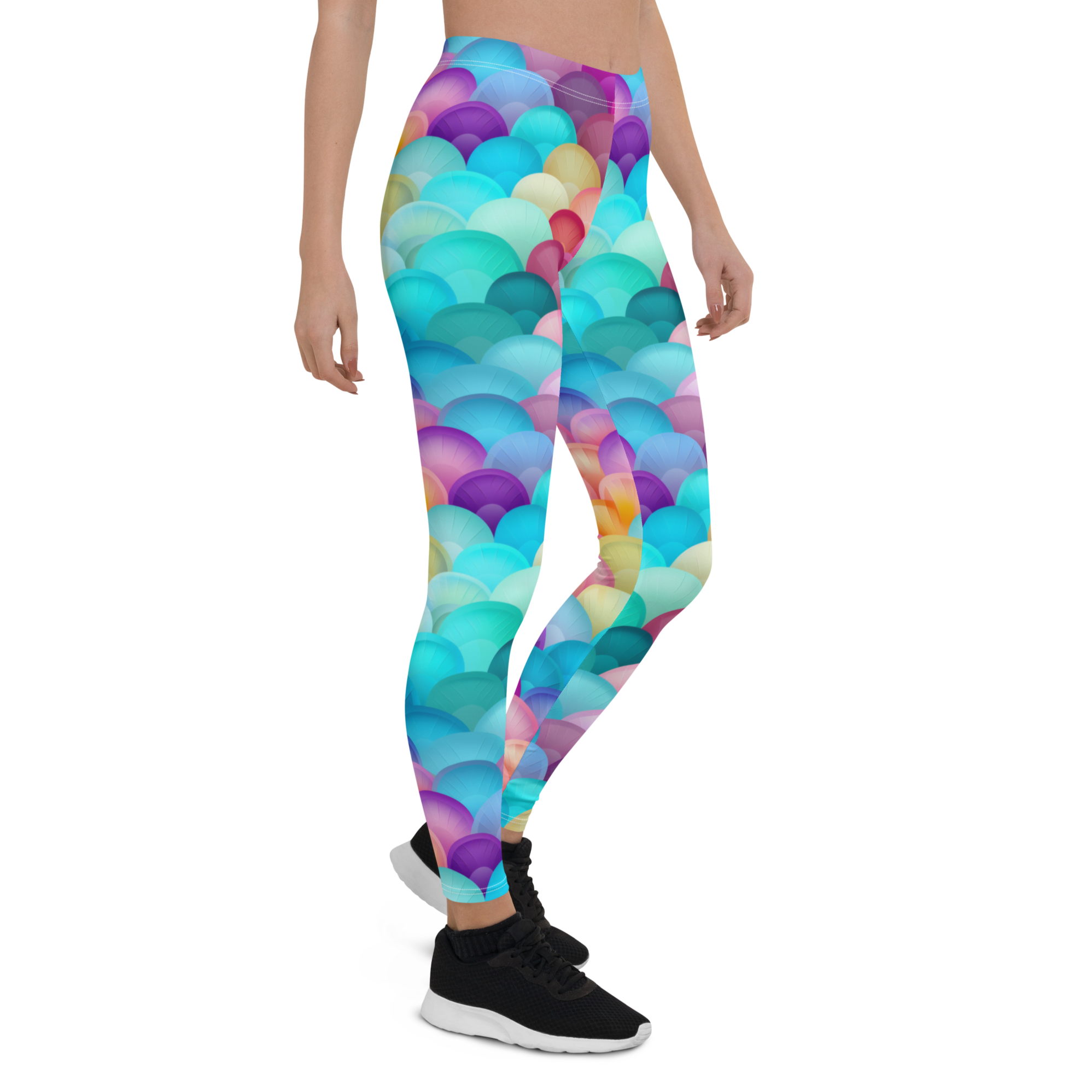 Colorful Fan Leggings | GearBunch