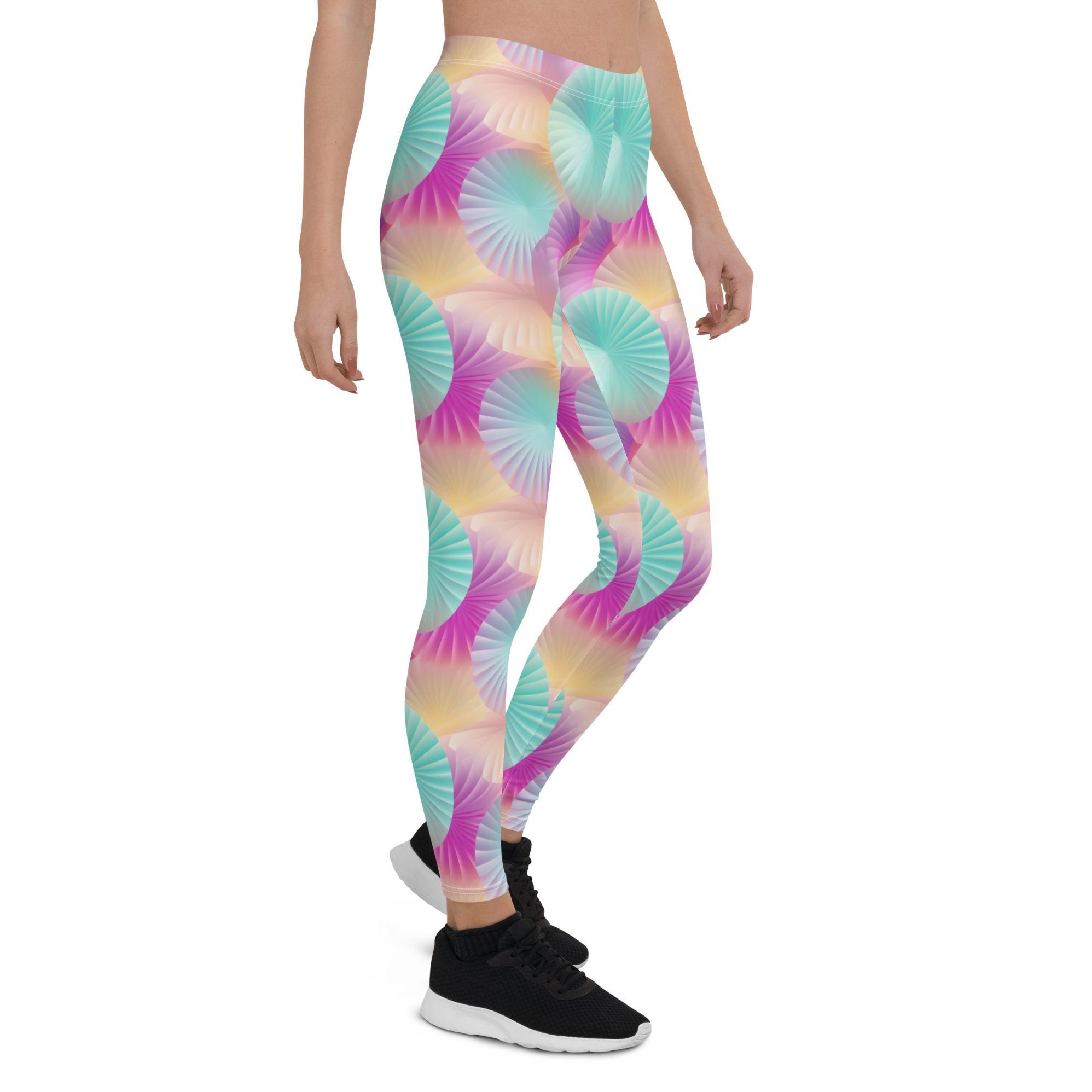 Colorful Shell Leggings | GearBunch