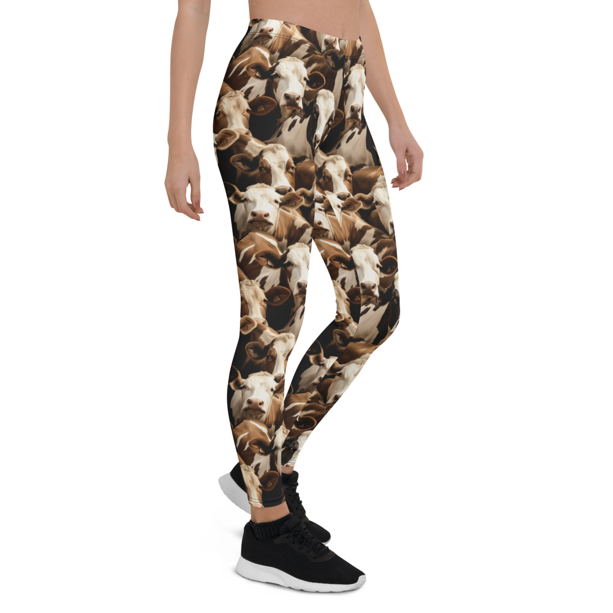 Cow Herd Leggings | GearBunch