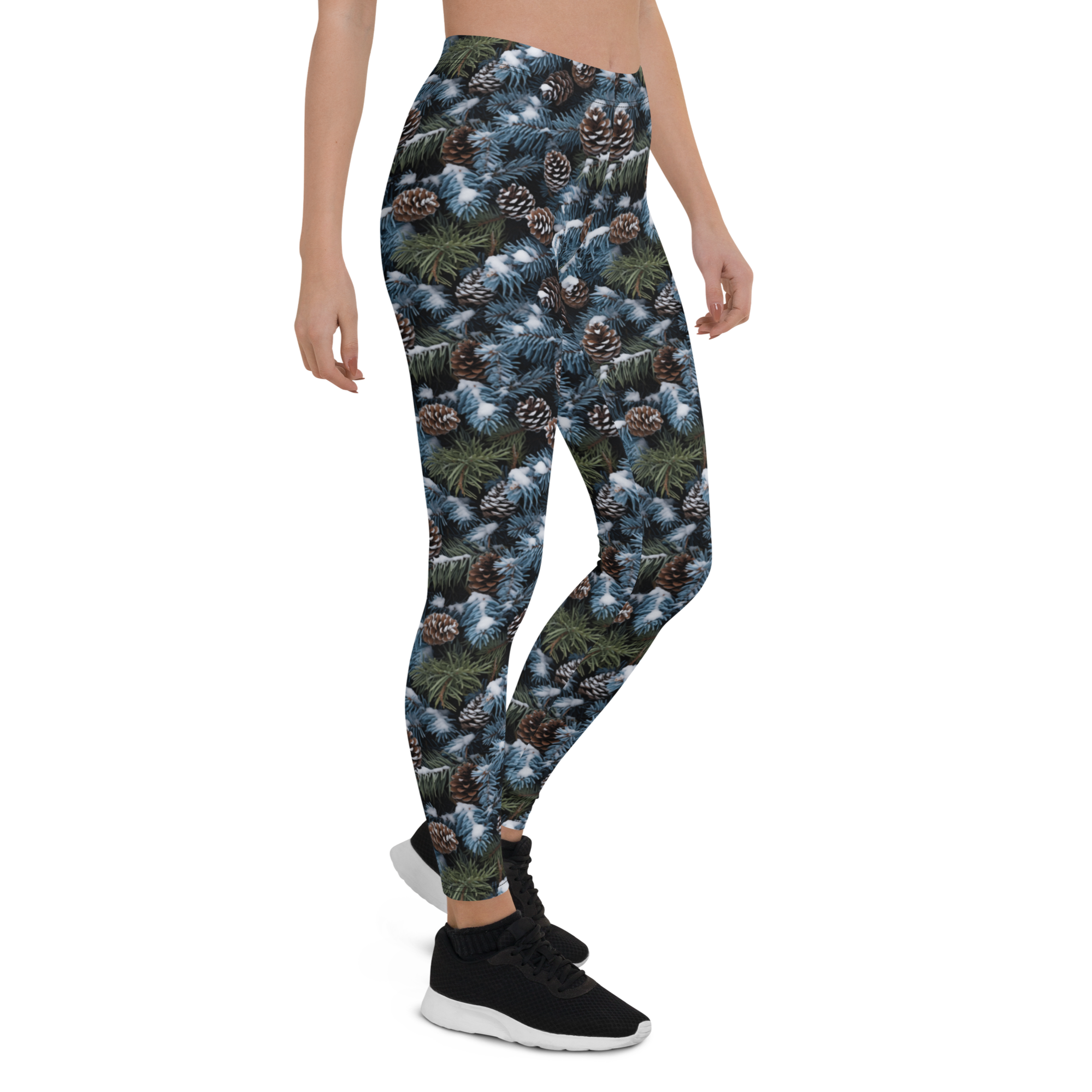 Winter Pine Cone Leggings | GearBunch