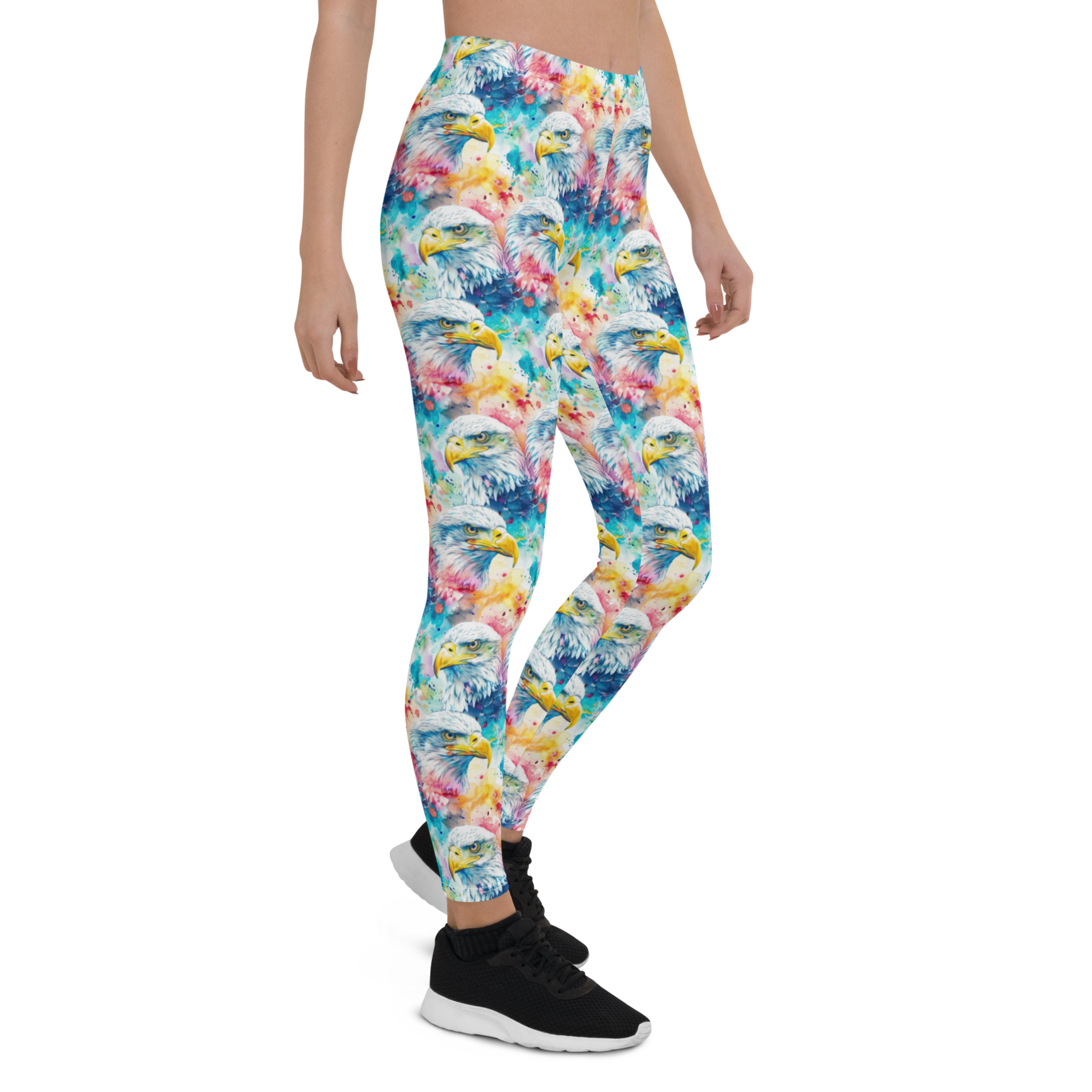 Watercolor Eagle Leggings | GearBunch