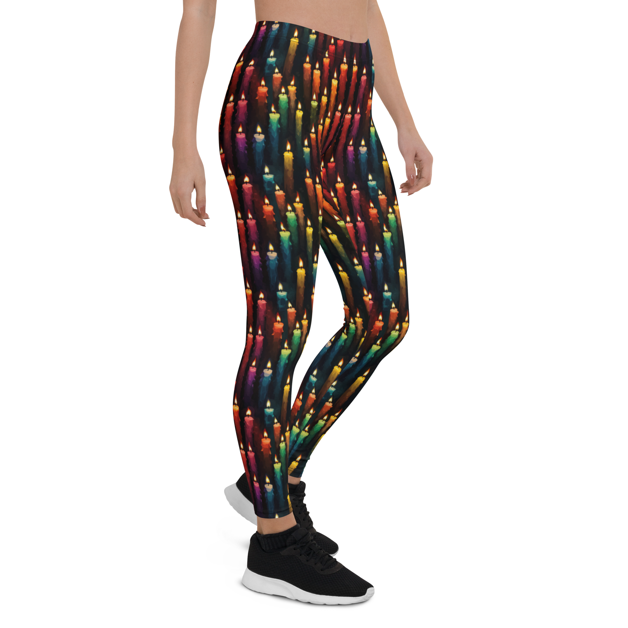 Colorful Candle Leggings | GearBunch