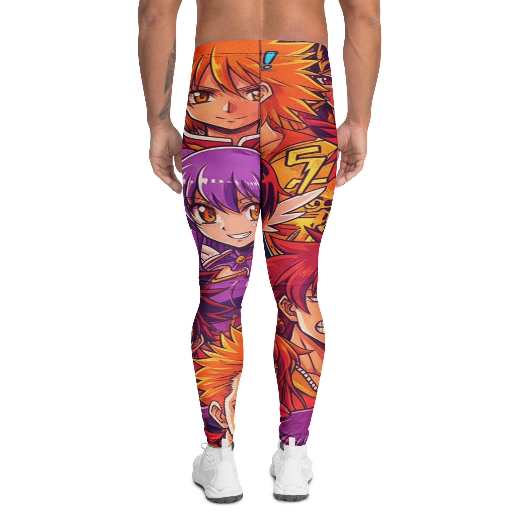 Anime Collage Sunset Samurai Meggings | GearBunch