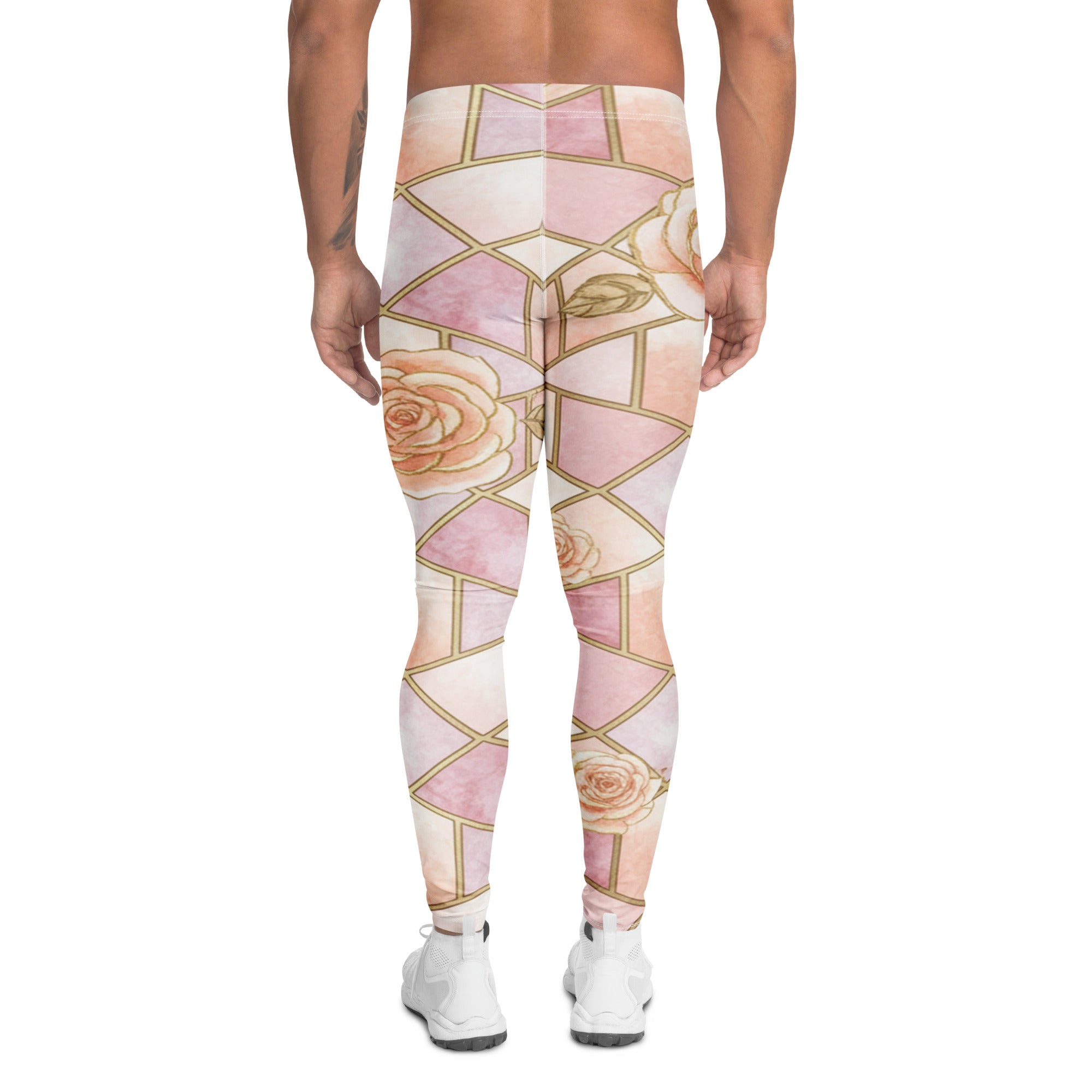 Arabic Watercolour Rose Quartz Meggings | GearBunch