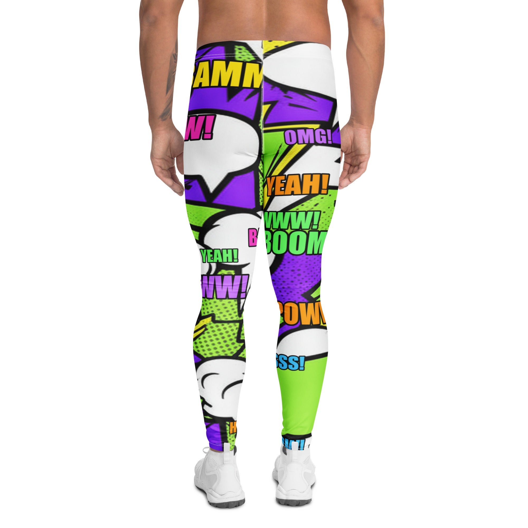 Comic Pop Toxic Green Meggings | GearBunch
