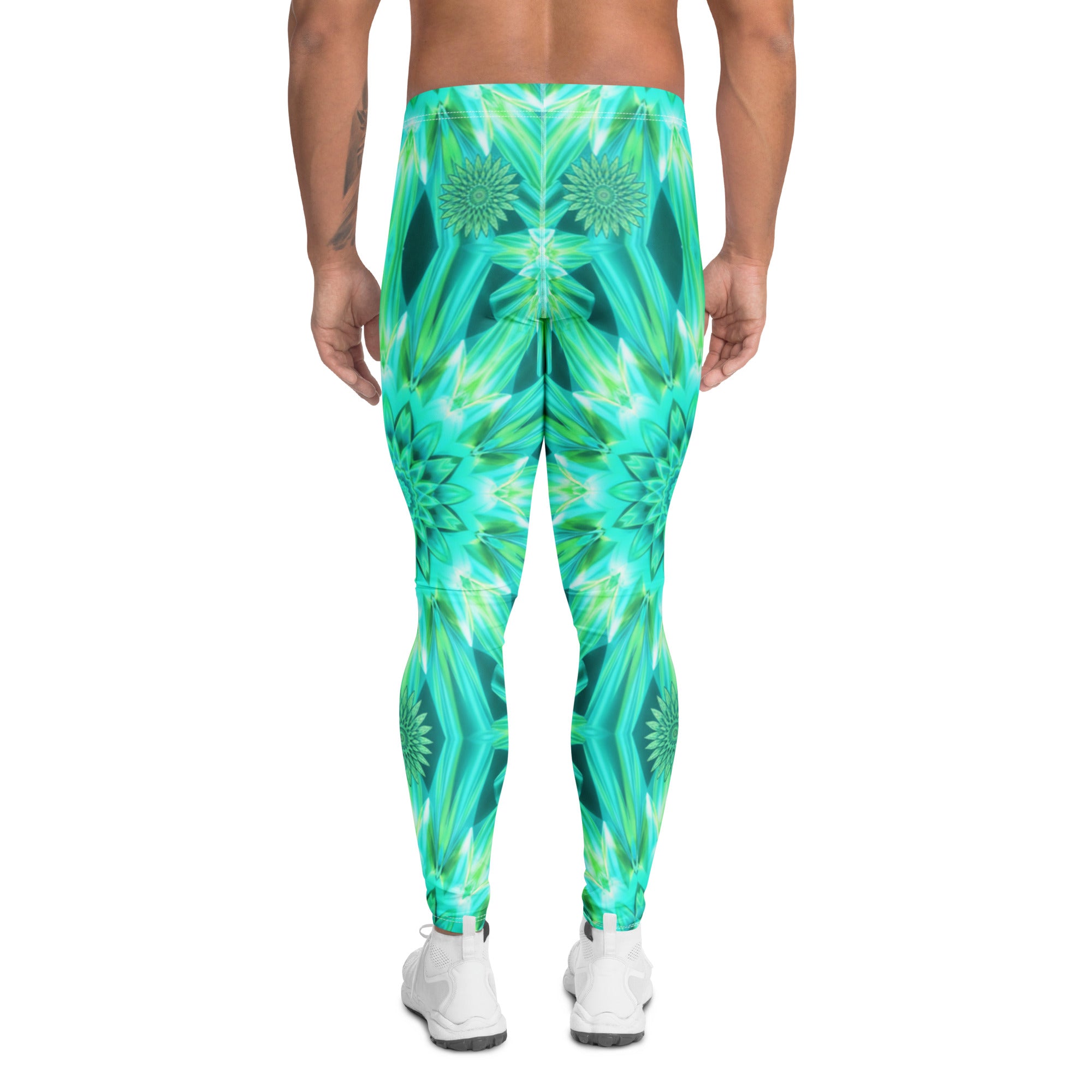 Psychedelic Mint Warp Meggings | GearBunch