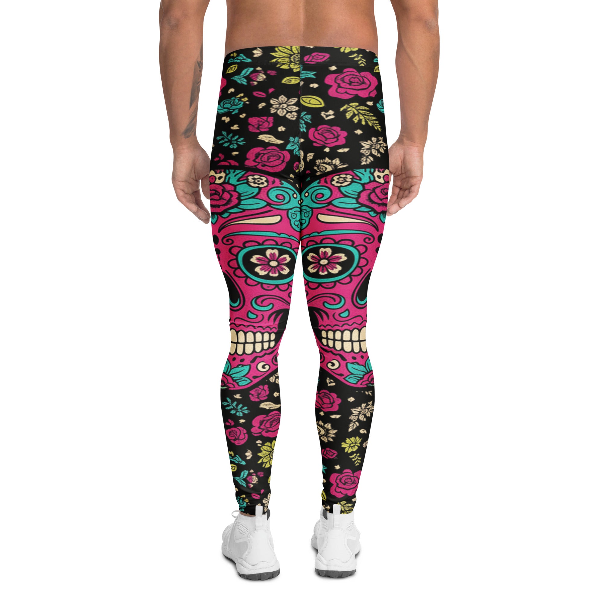 Sugar Skull Botanica Meggings | GearBunch