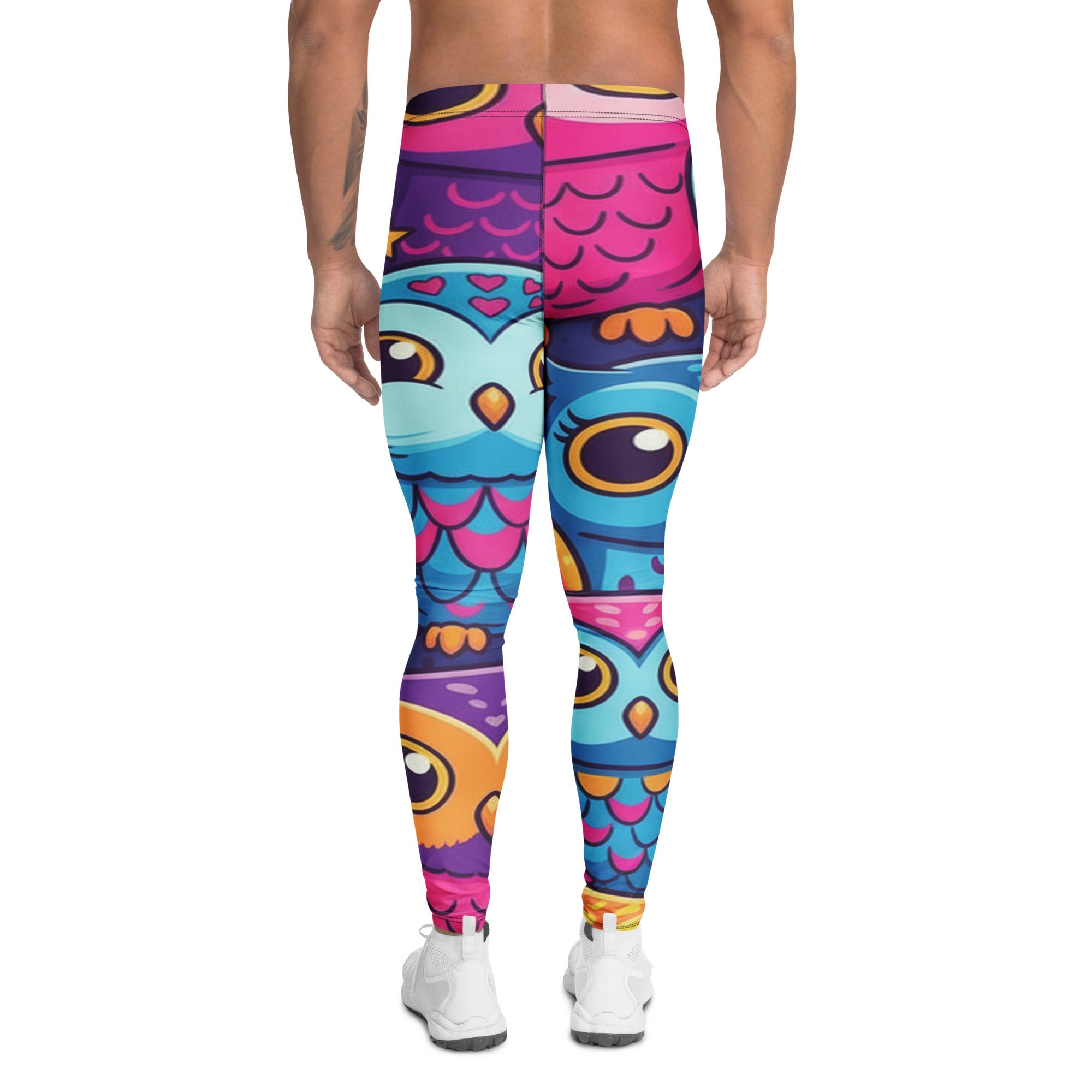 Vibrant Owl Night Meggings | GearBunch