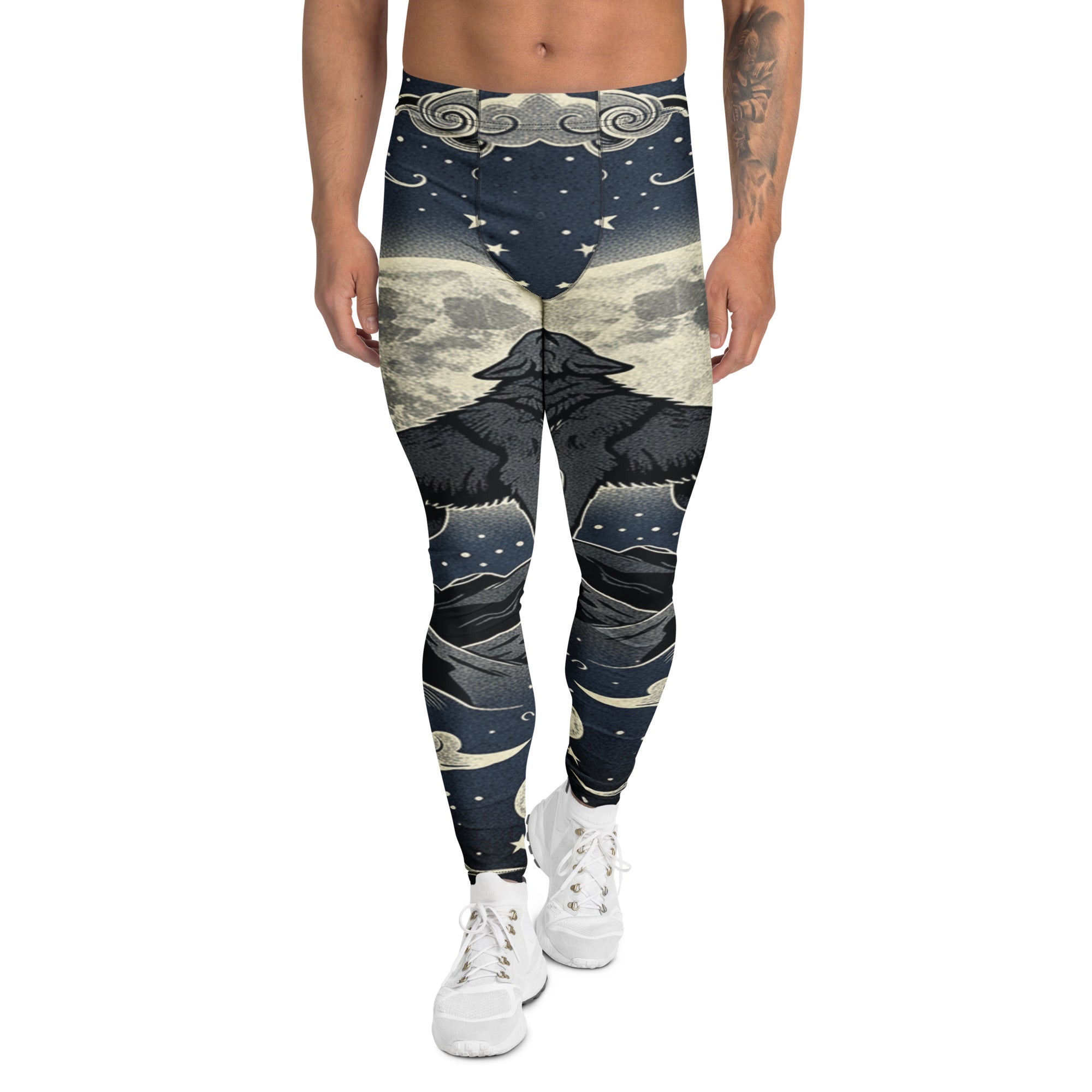Wolf Howl Full Moon Meggings | GearBunch
