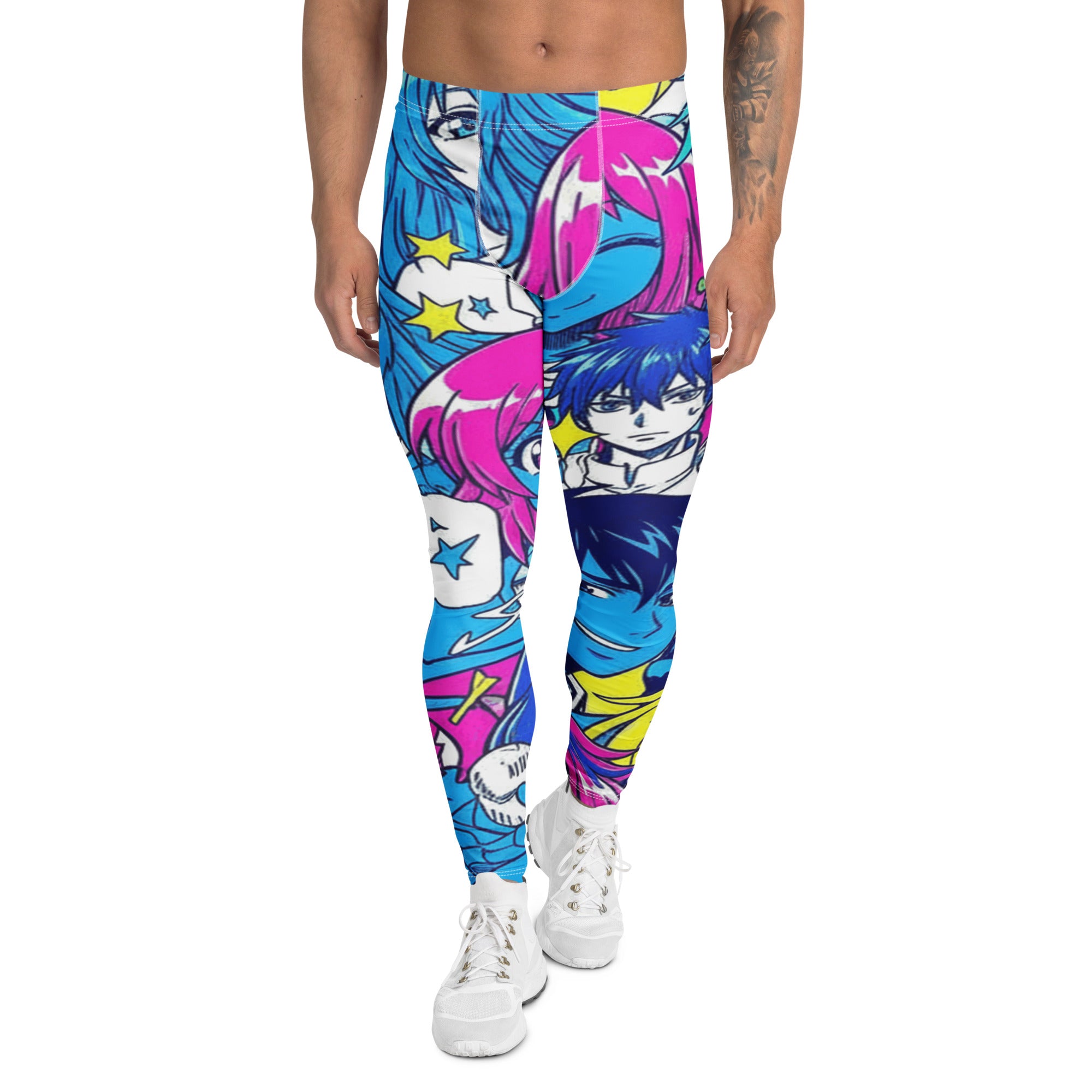 Anime Collage Neon Tokyo Meggings | GearBunch