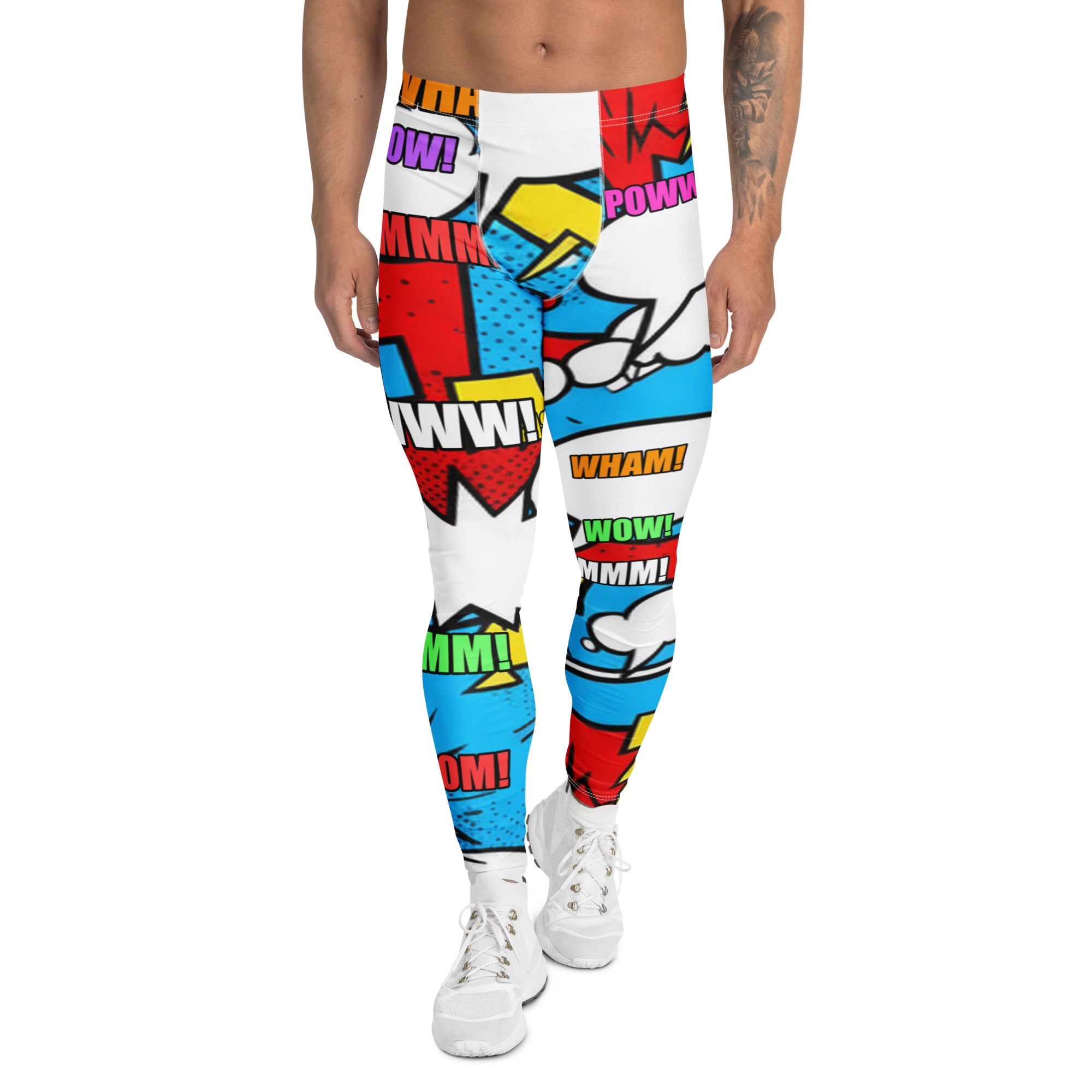 Comic Pop Electric Blue Meggings | GearBunch