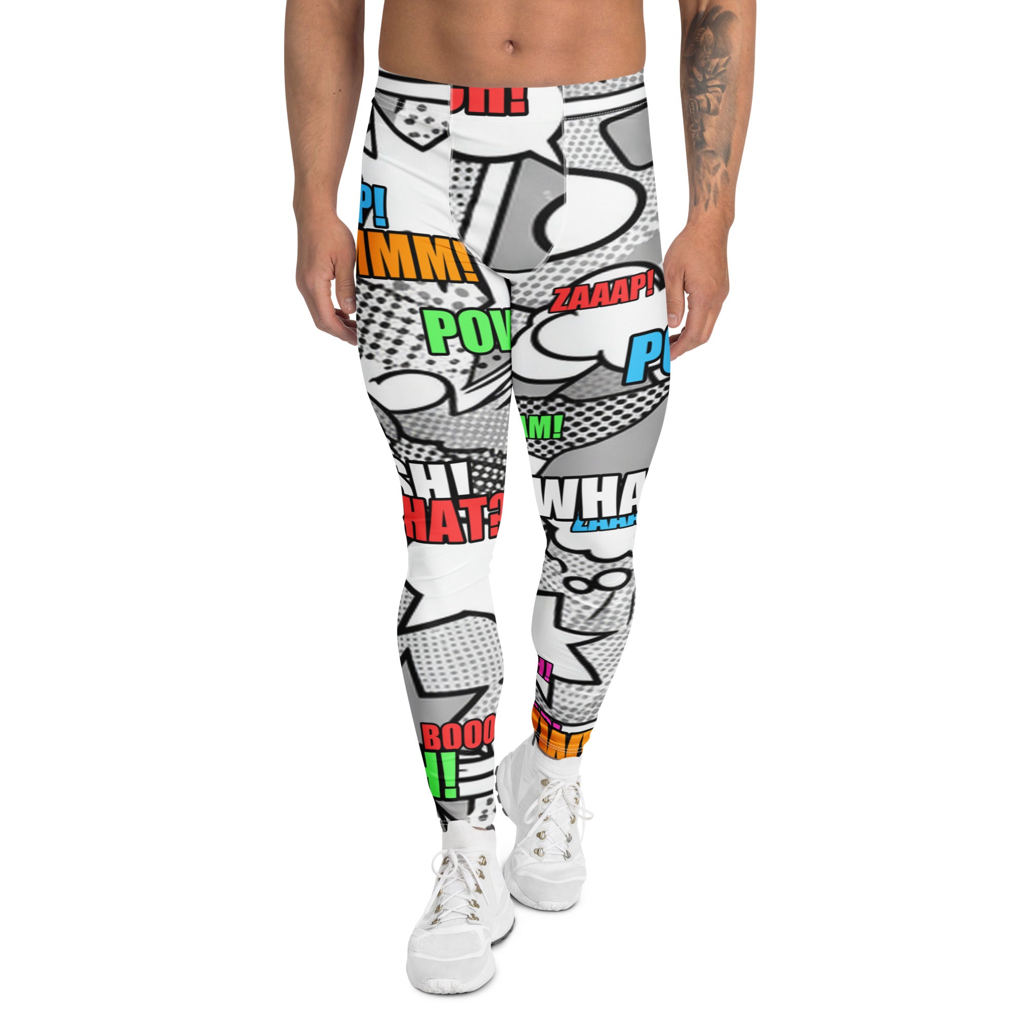 Comic Pop Monochrome Meggings | GearBunch