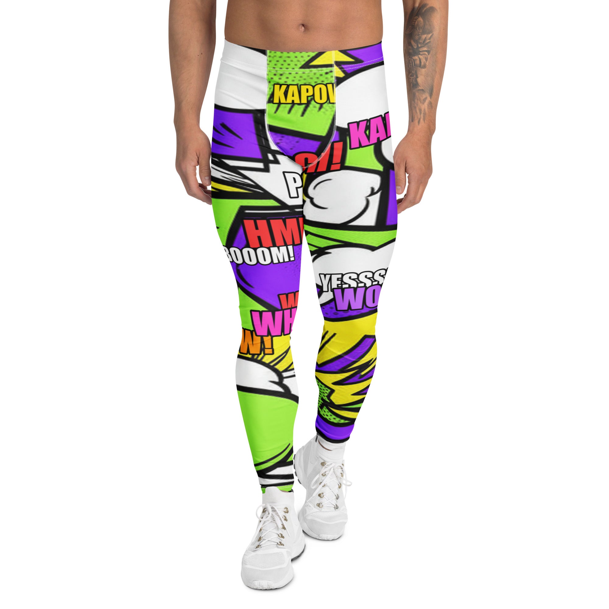 Comic Pop Toxic Green Meggings | GearBunch