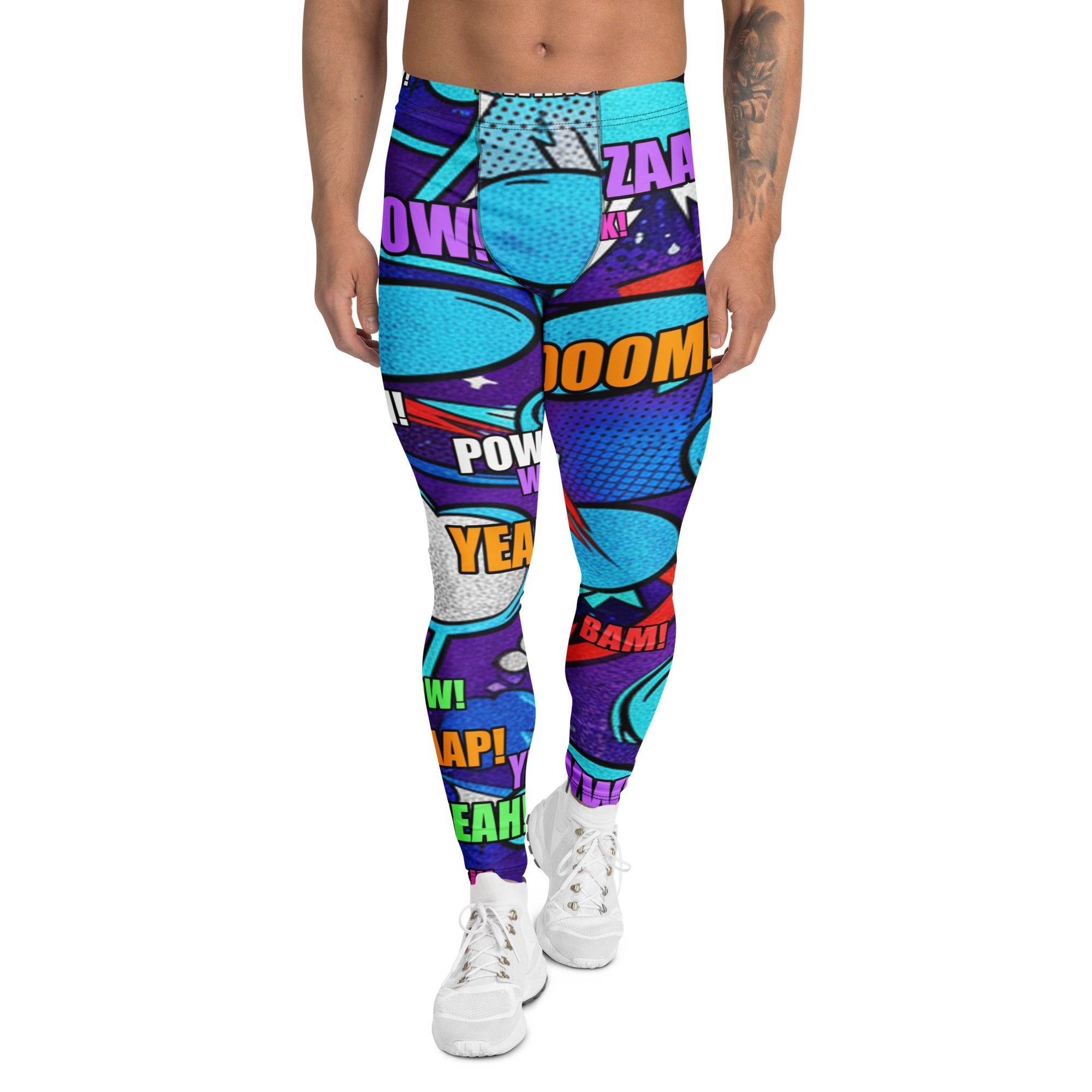 Comic Strip Space Battle Meggings | GearBunch