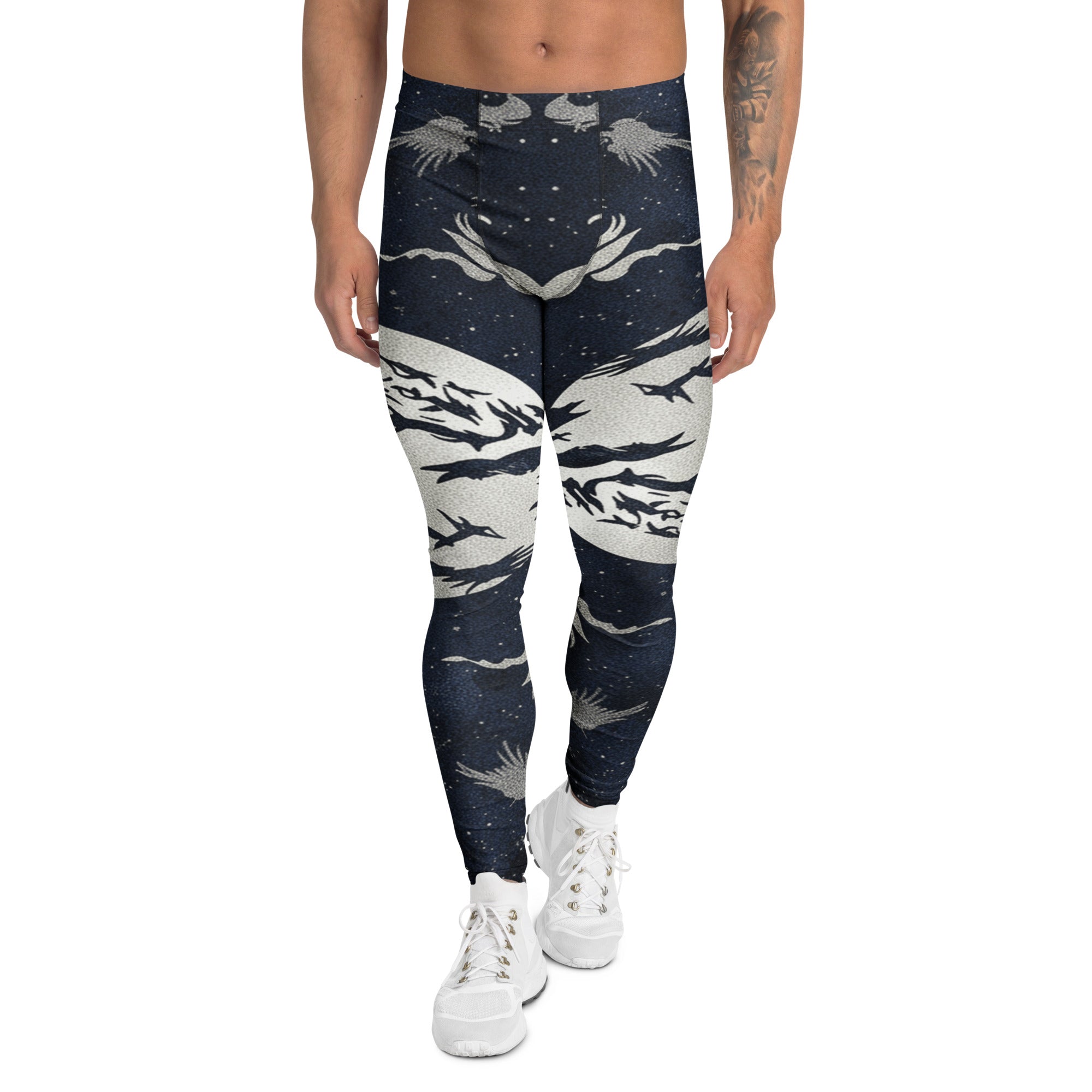 Crow Murmuration Moonlit Meggings | GearBunch