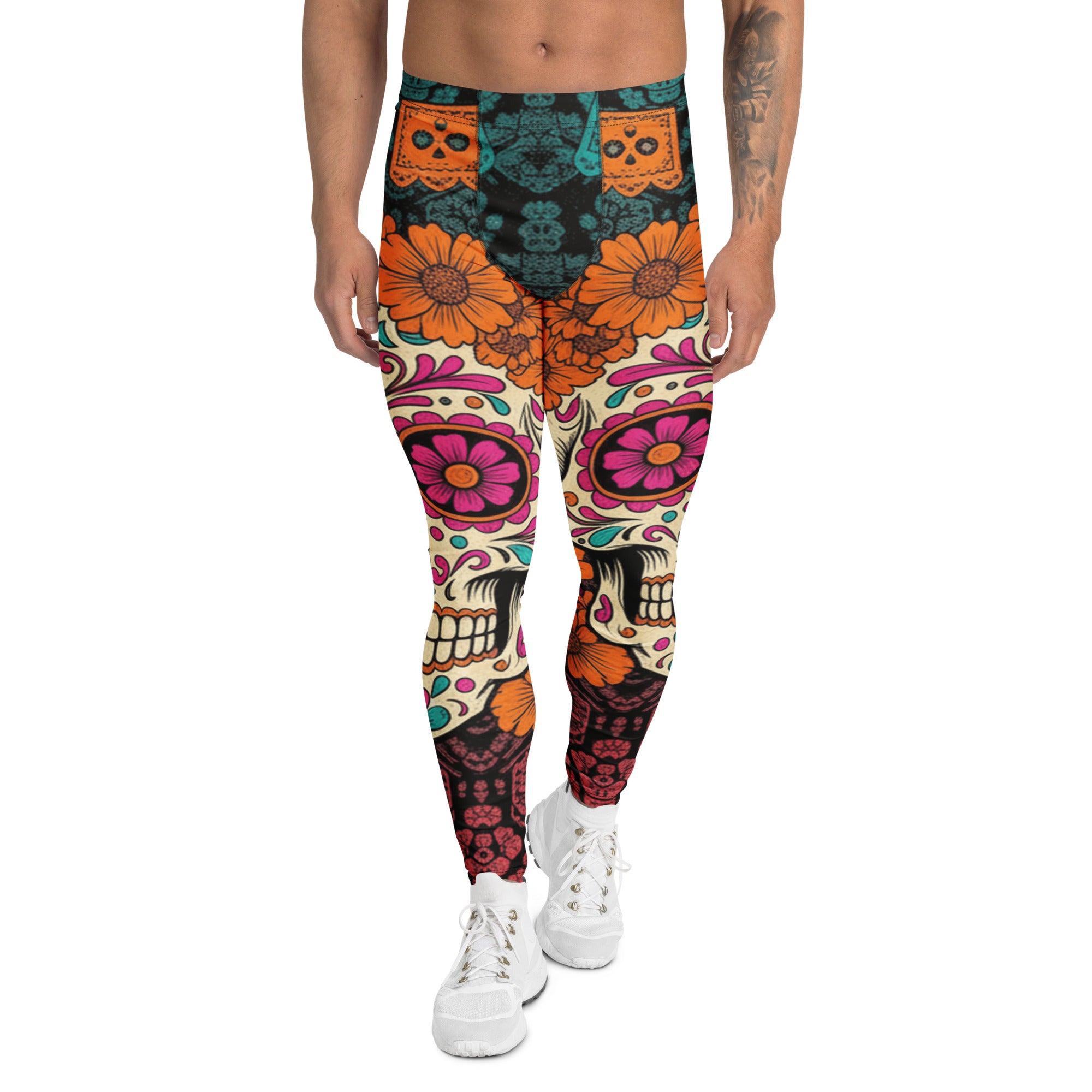 Día de los Muertos Marigold Meggings | GearBunch