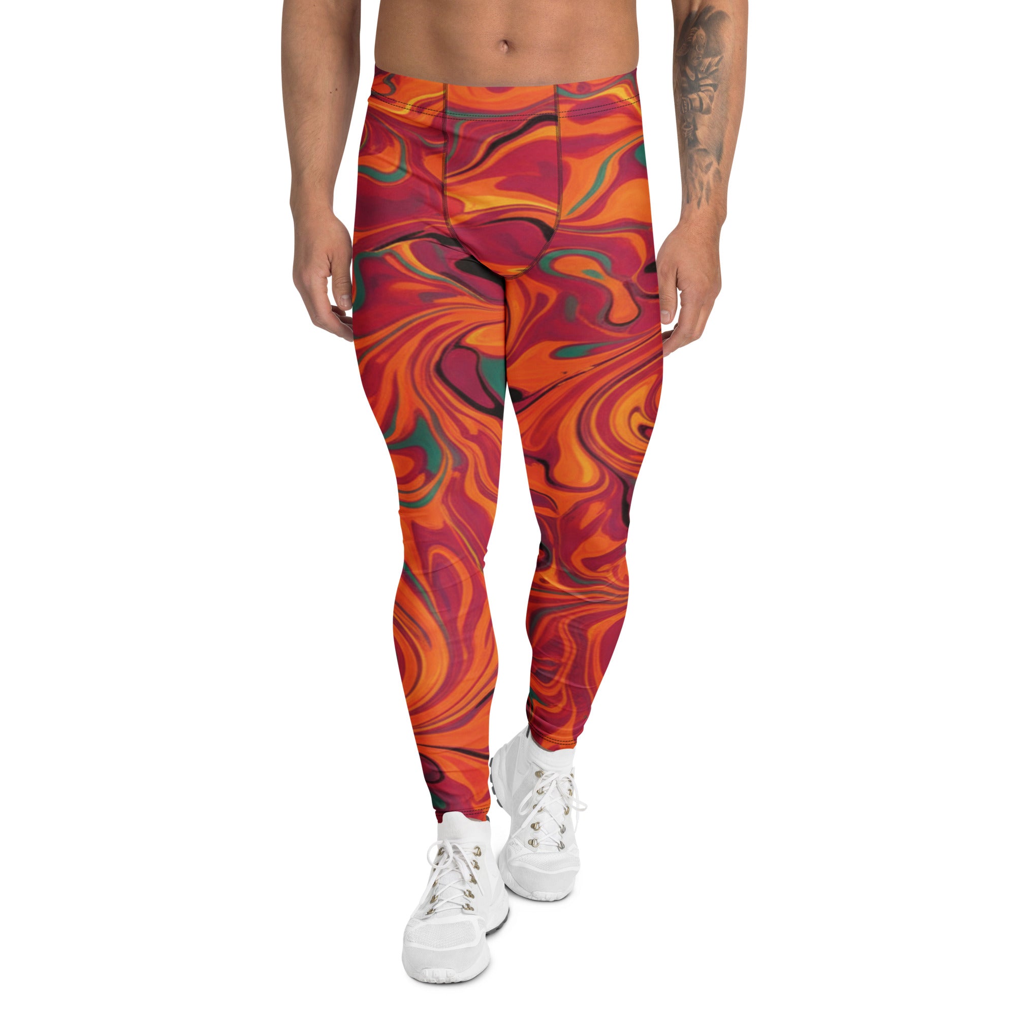 Liquid Marble Fire Opal Meggings | GearBunch