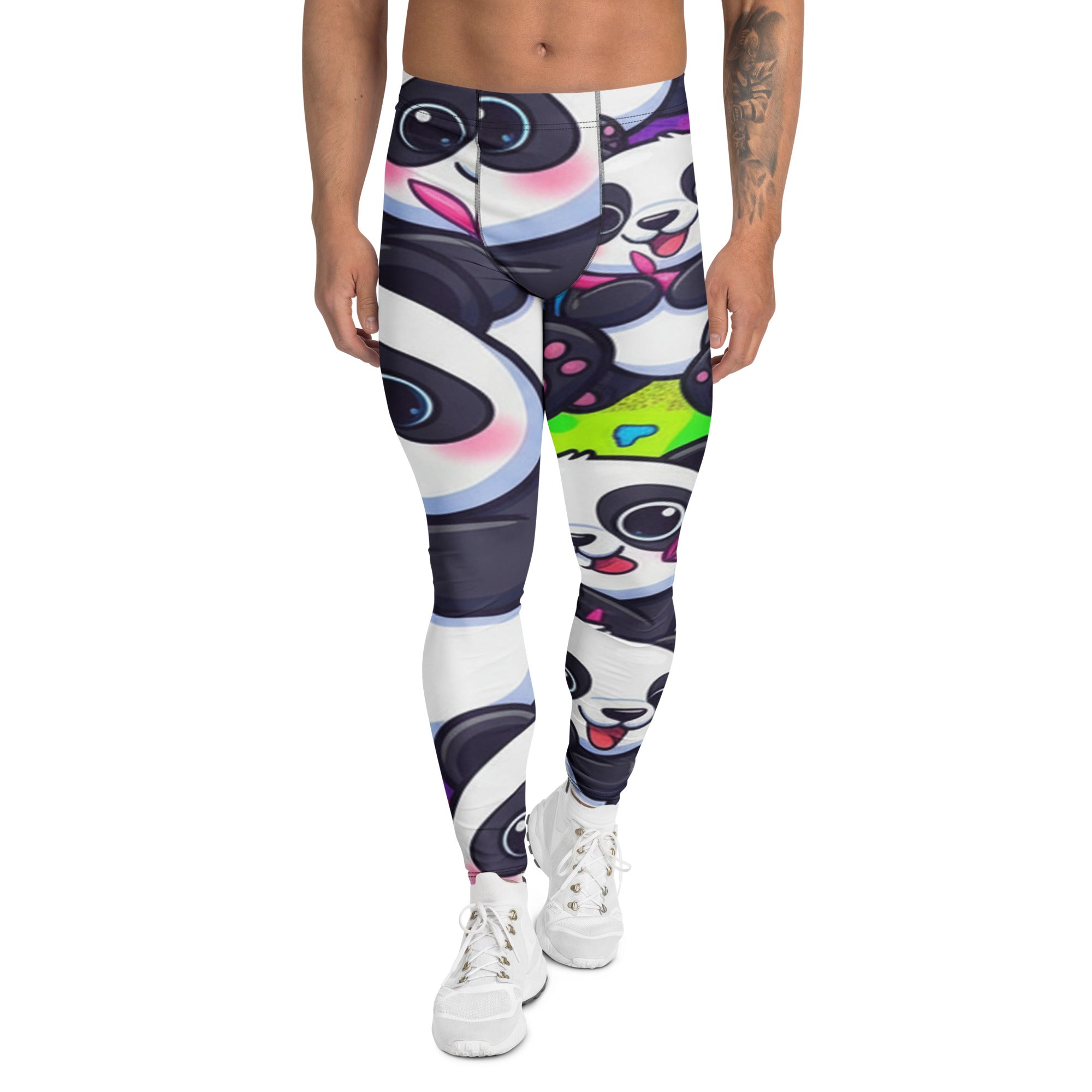 Vibrant Panda Party Meggings | GearBunch